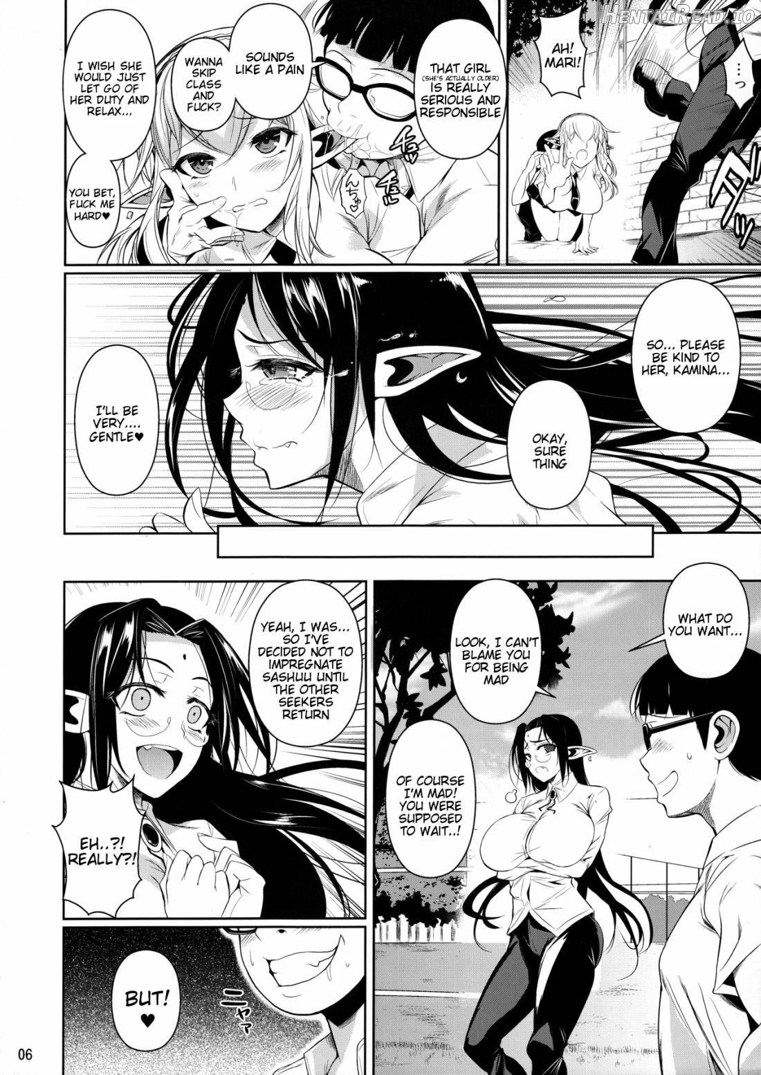 High Elf x High School Shiro x Kuro Chapter 13 - page 6