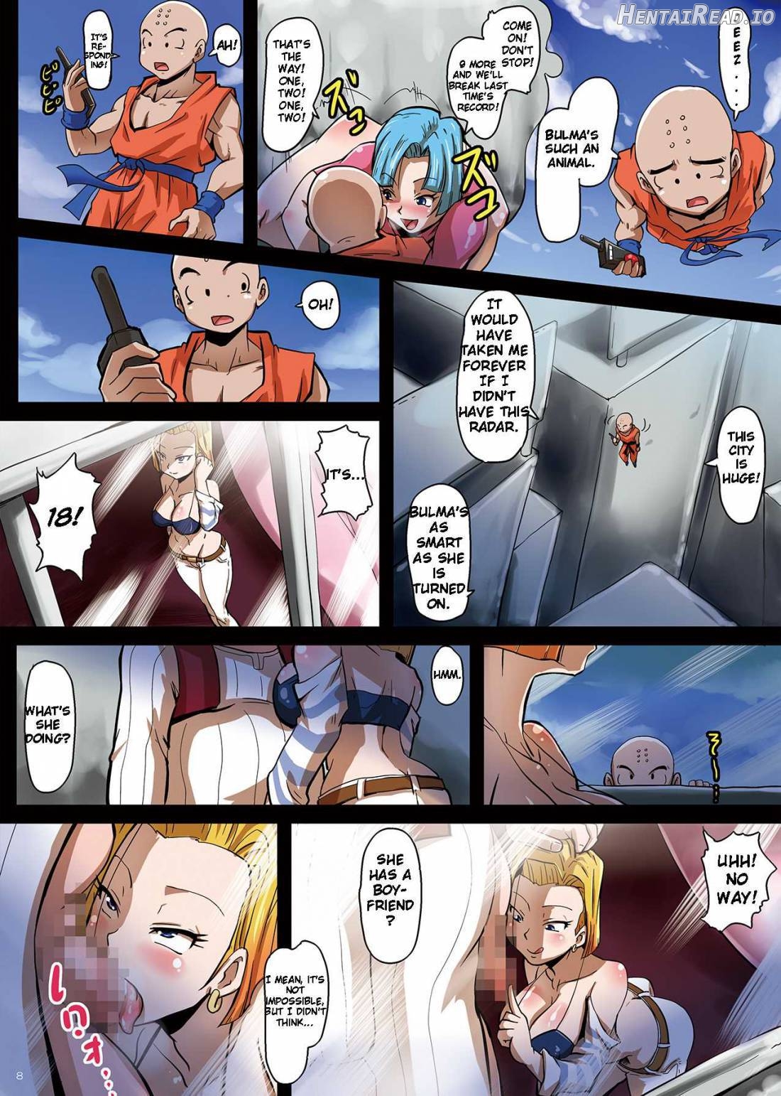 18-gou Sei Dorei Keikaku -Bulma to Krilin no Kyoubou de 18-gou ga Ochiru Made- Chapter 1 - page 8