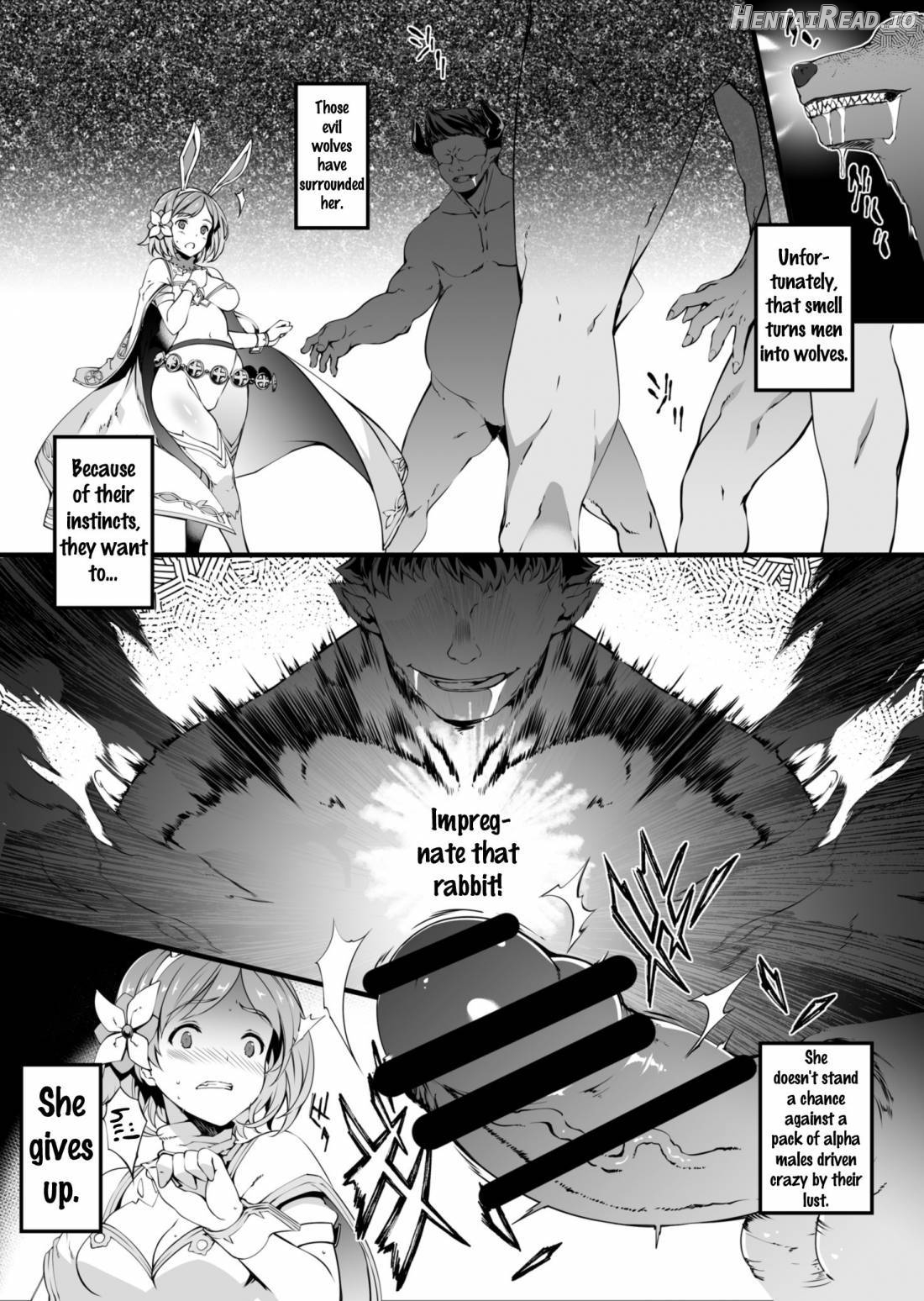 Usagi wa Ookami-tachi ni Taberarete Shimaimashita. Chapter 1 - page 3