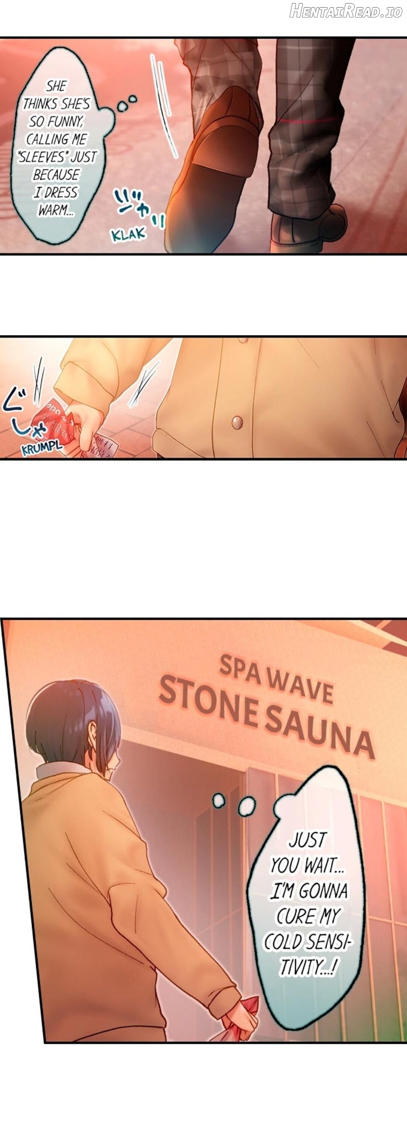 Sex In A Sauna With A No Makeup Gyaru Chapter 1 - page 3