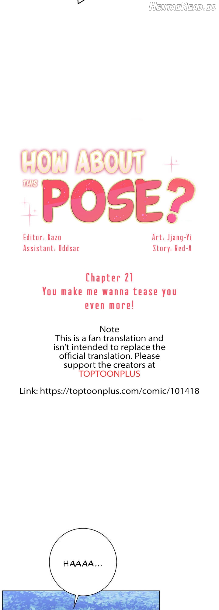 How About This Pose? Chapter 21 - page 5