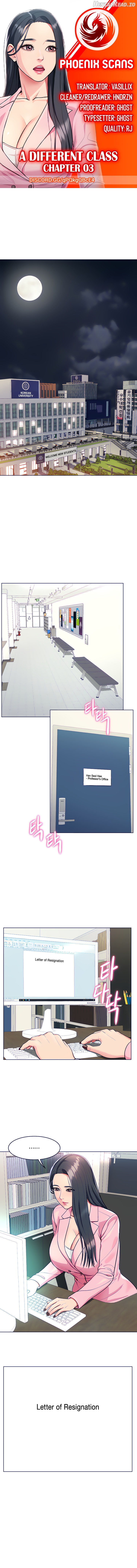 A Different Class Chapter 3 - page 1