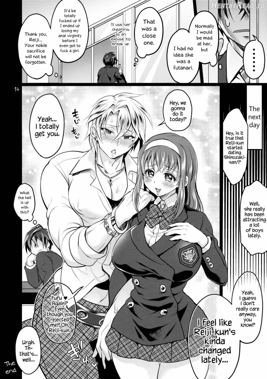 Futanari Kanojo o Netotta Yarichin Otoko ga Mesu Ochi Sareru Chapter 1 - page 13