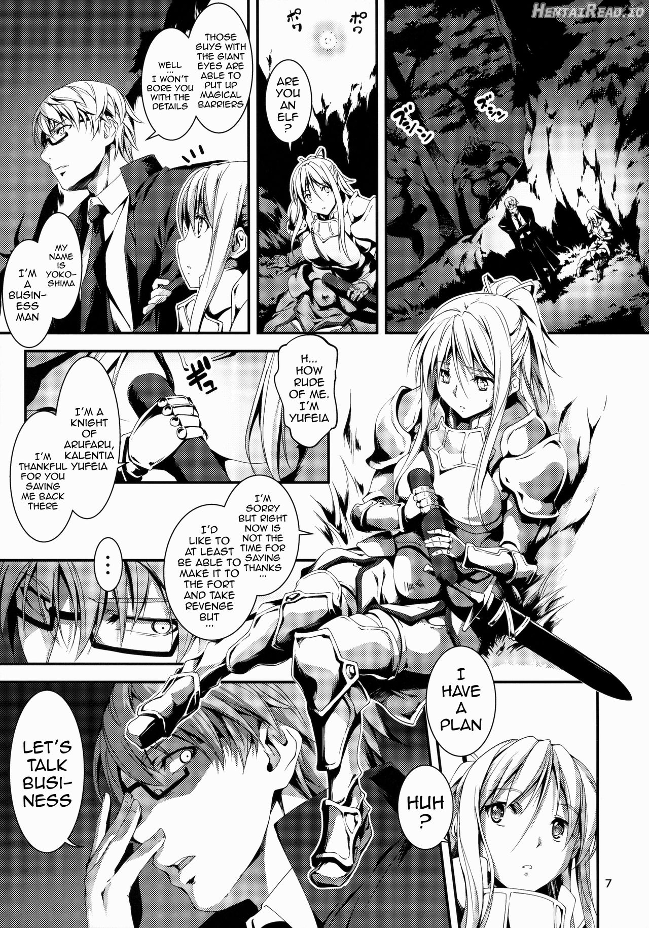 Kuro no Ryman to Yousei Hime Elnise Chapter 1 - page 7