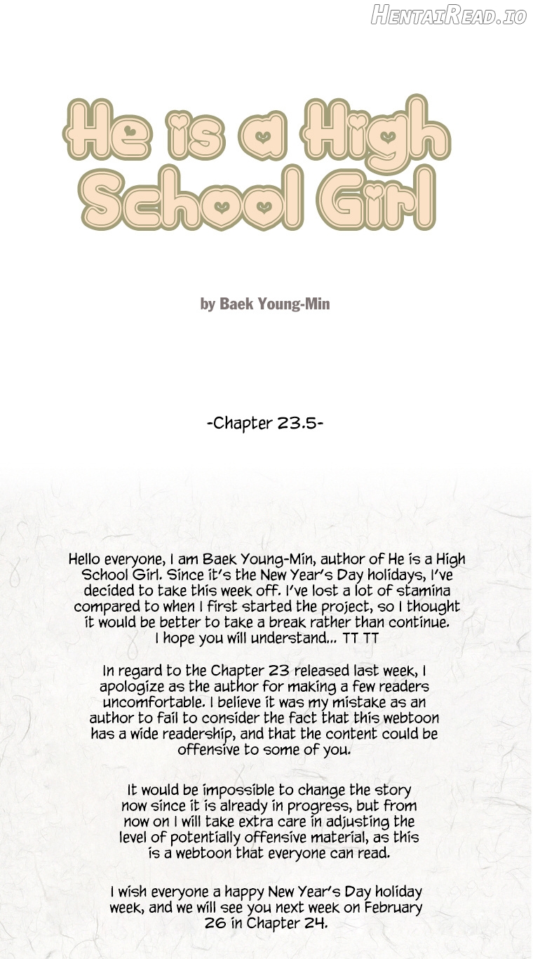 He Is a High-school Girl Chapter 23.5 - page 2
