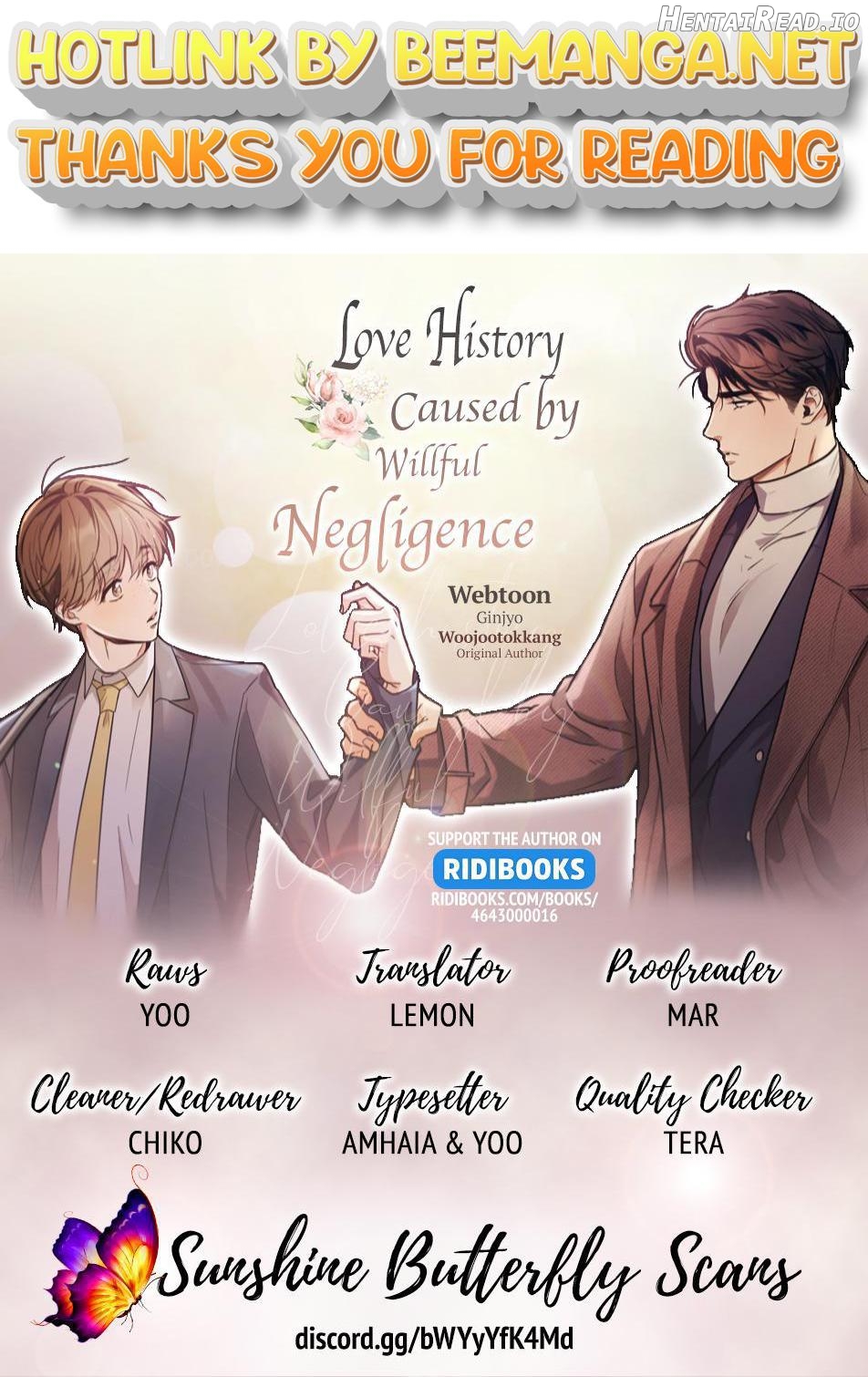 Love History Caused by Willful Negligence Chapter 16 - page 1