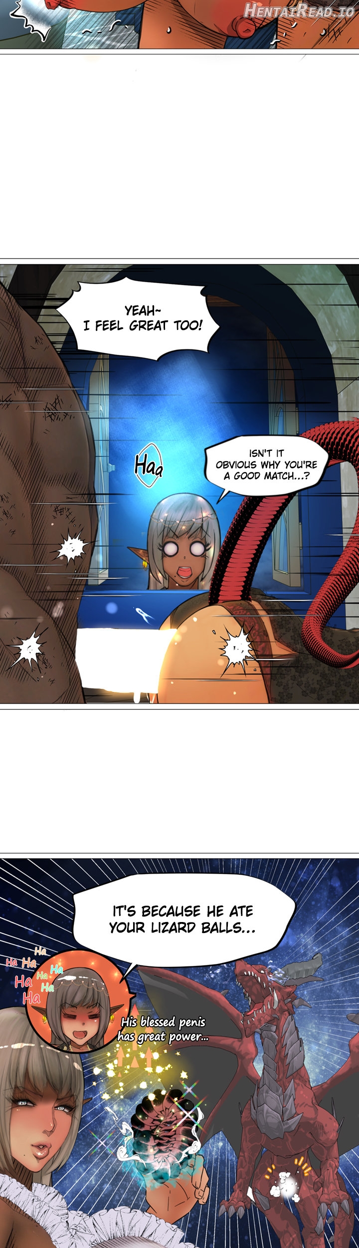 The DARK ELF QUEEN and the SLAVE ORC Chapter 20 - page 20