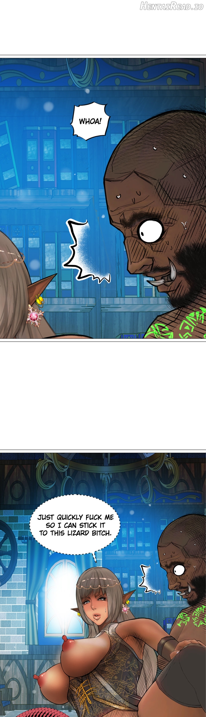 The DARK ELF QUEEN and the SLAVE ORC Chapter 20 - page 24