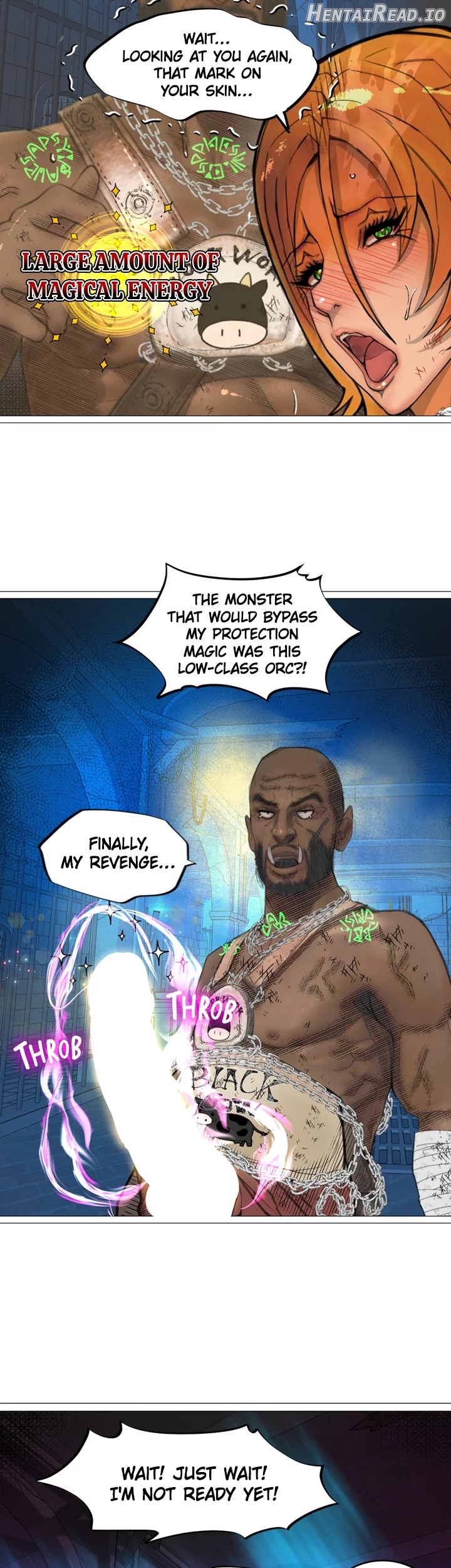 The DARK ELF QUEEN and the SLAVE ORC Chapter 21 - page 15