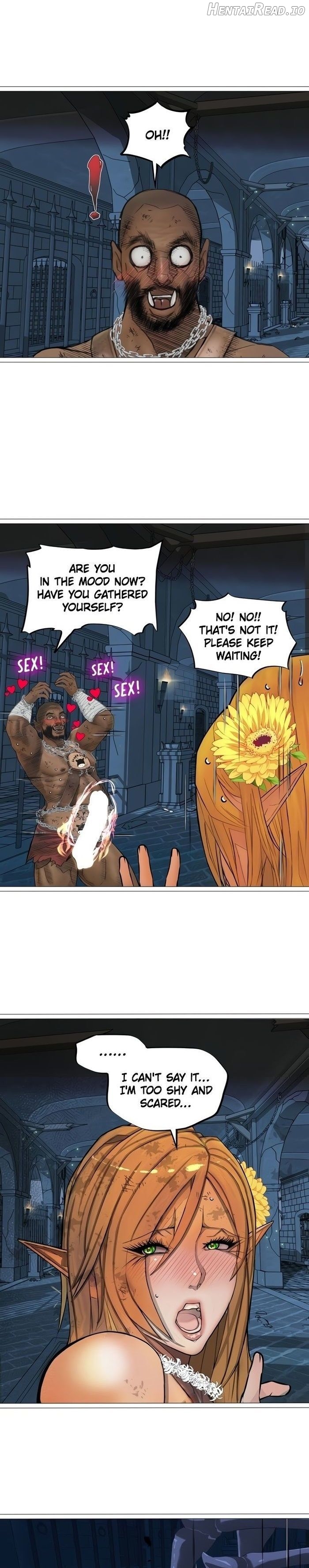 The DARK ELF QUEEN and the SLAVE ORC Chapter 22 - page 13