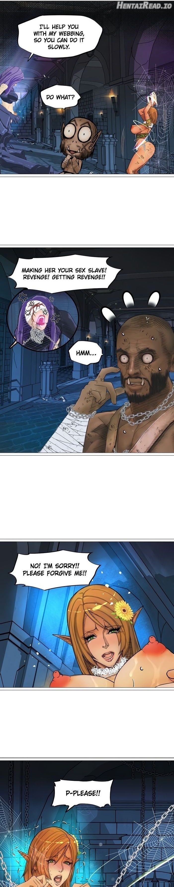 The DARK ELF QUEEN and the SLAVE ORC Chapter 22 - page 17
