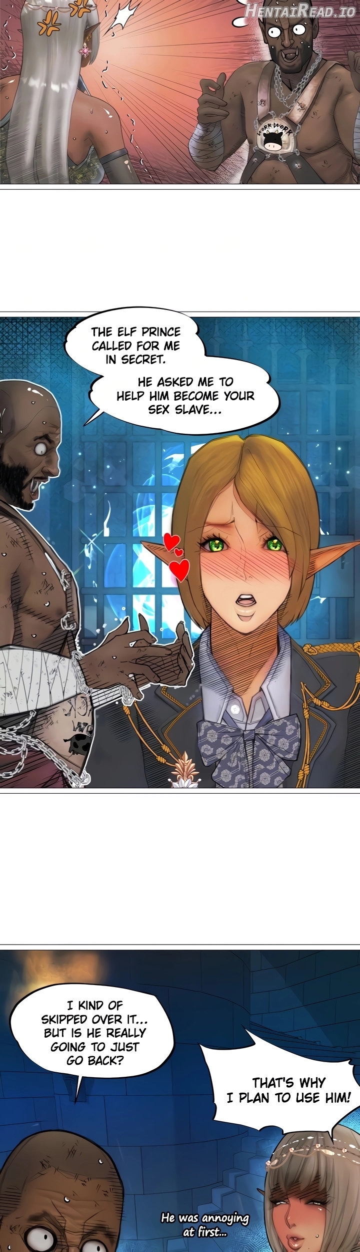 The DARK ELF QUEEN and the SLAVE ORC Chapter 25 - page 11