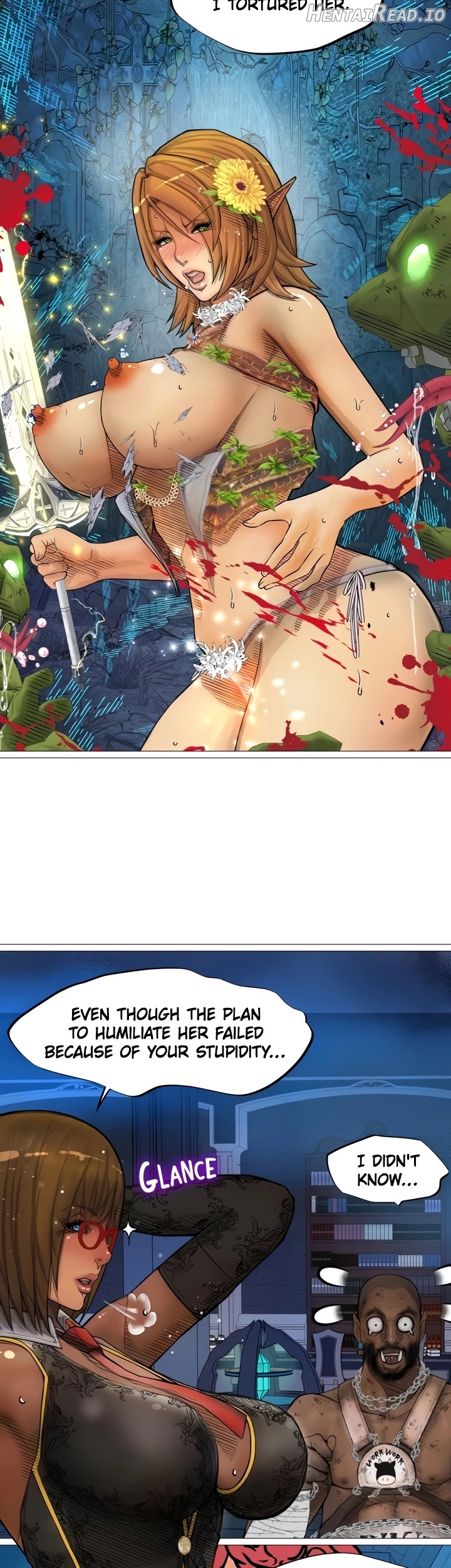 The DARK ELF QUEEN and the SLAVE ORC Chapter 25 - page 27