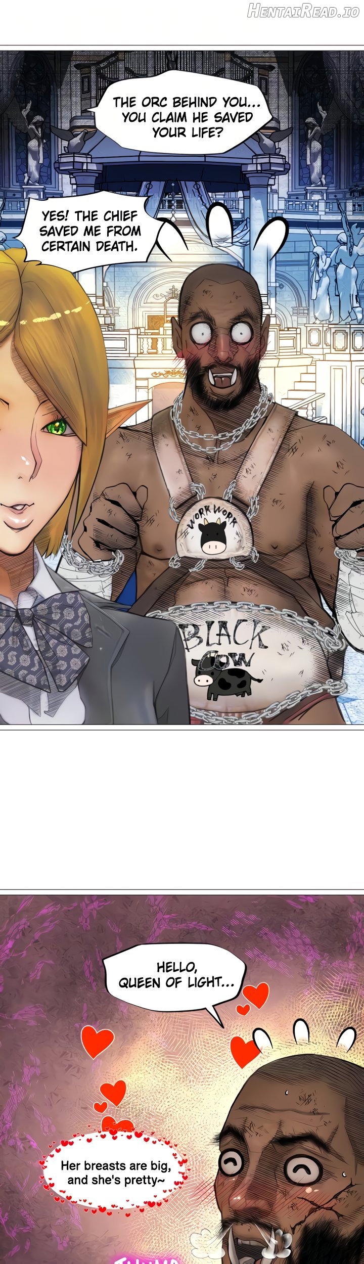 The DARK ELF QUEEN and the SLAVE ORC Chapter 29 - page 35