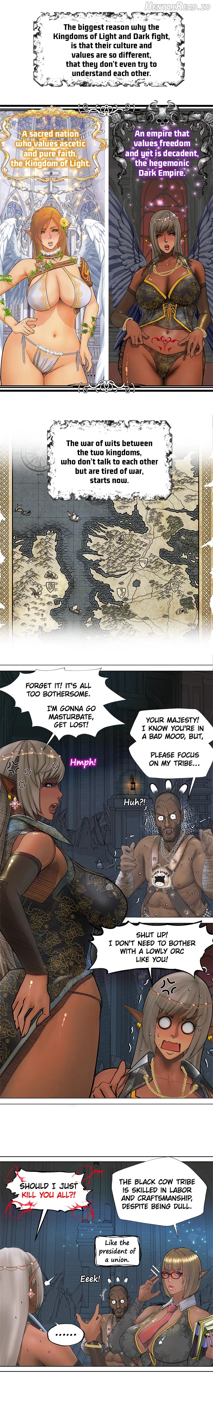 The DARK ELF QUEEN and the SLAVE ORC Chapter 1 - page 11