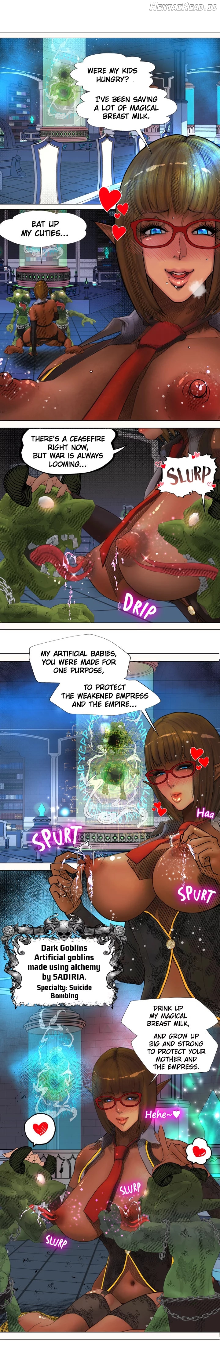 The DARK ELF QUEEN and the SLAVE ORC Chapter 3 - page 15