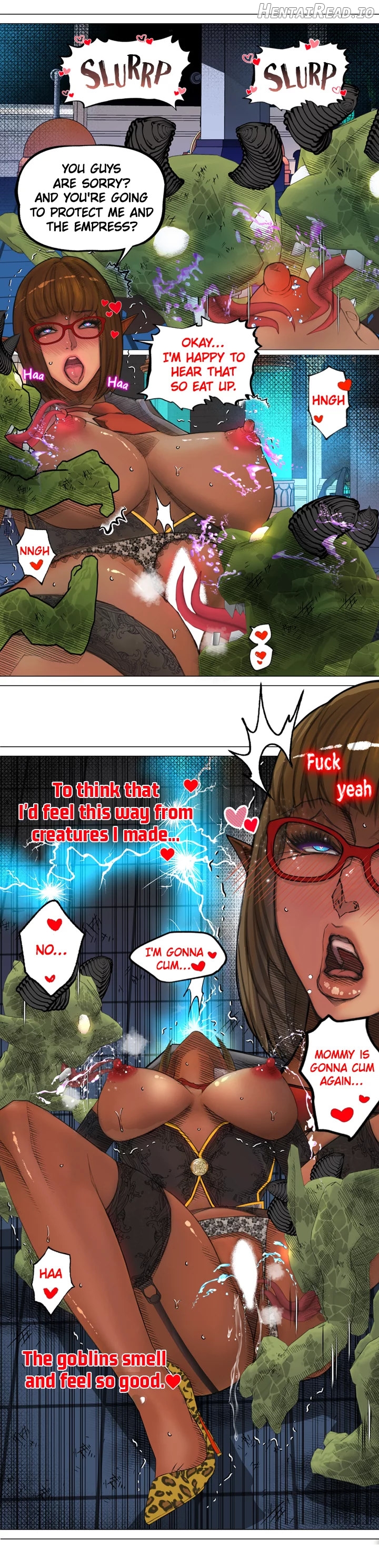 The DARK ELF QUEEN and the SLAVE ORC Chapter 4 - page 2