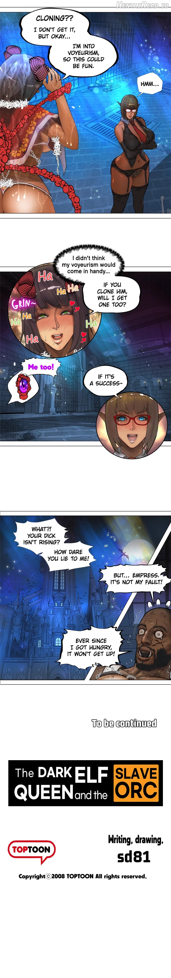 The DARK ELF QUEEN and the SLAVE ORC Chapter 5 - page 16
