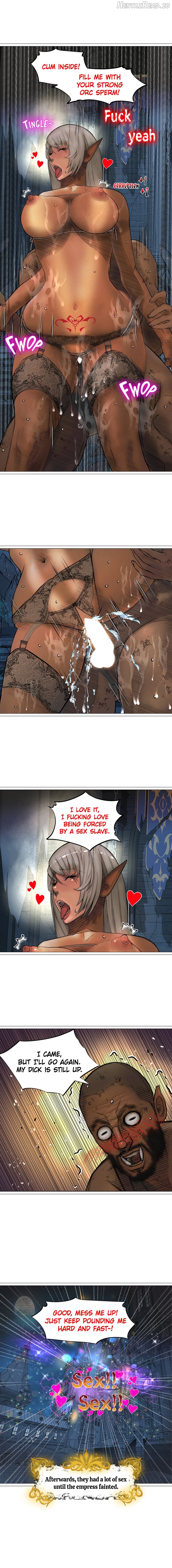 The DARK ELF QUEEN and the SLAVE ORC Chapter 14 - page 13