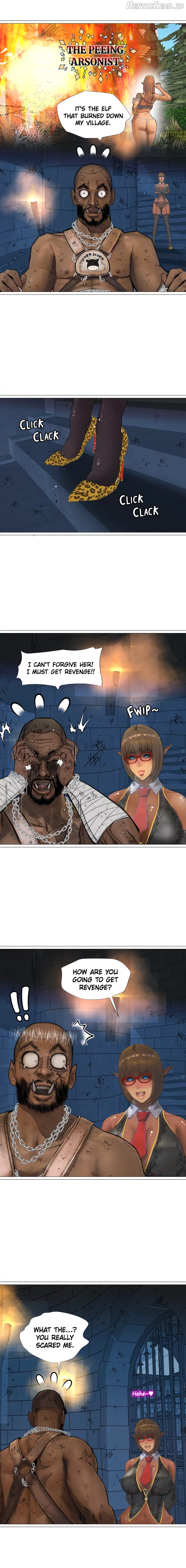 The DARK ELF QUEEN and the SLAVE ORC Chapter 15 - page 13