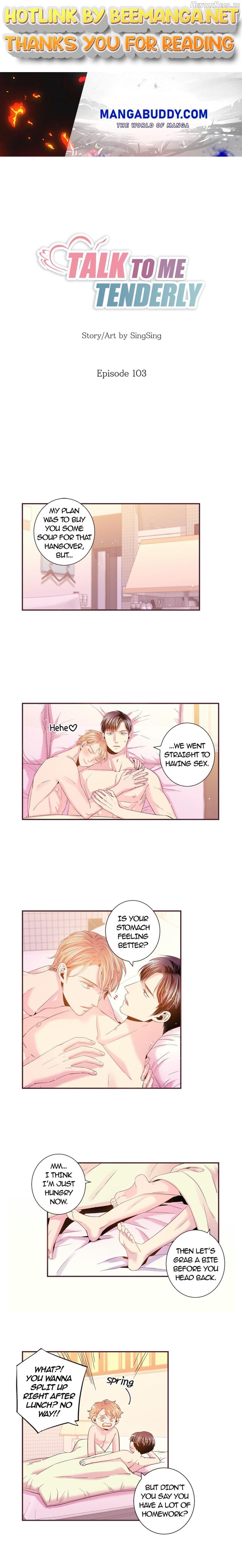 Talk To Me Tenderly Chapter 103 - page 1