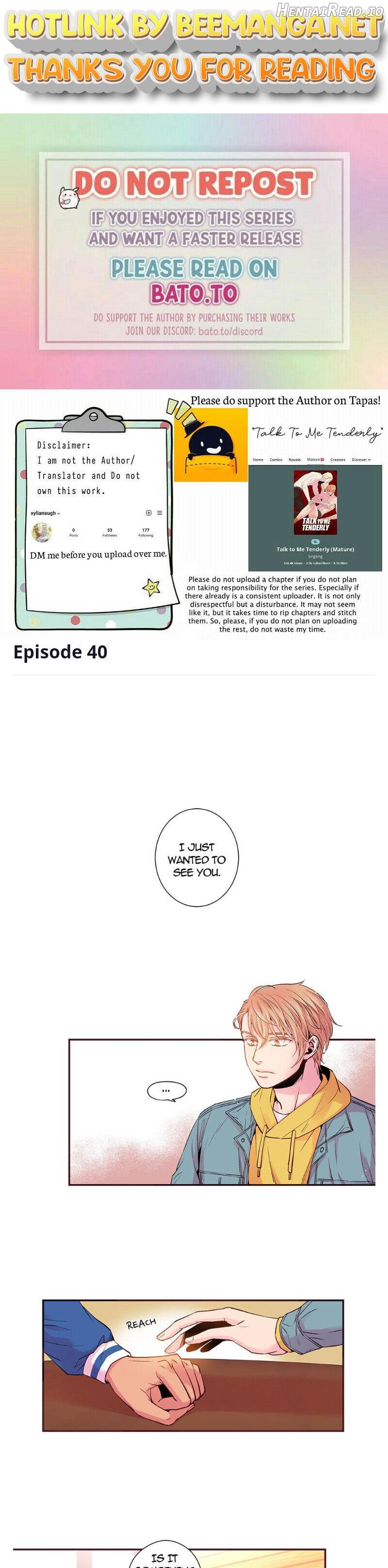 Talk To Me Tenderly Chapter 40 - page 1