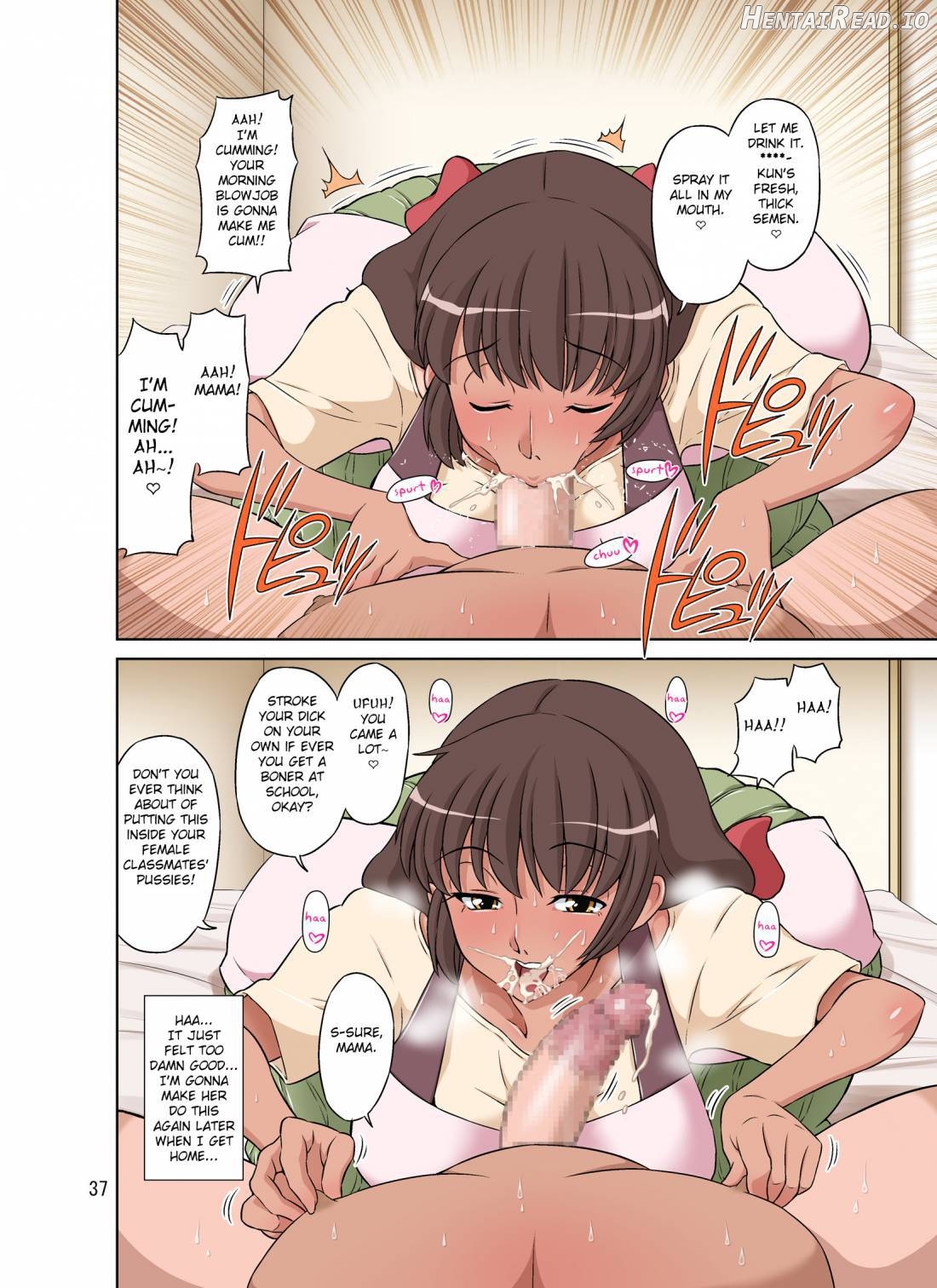 Sewayaki Mama, Musuko ni Hamerareru. Chapter 1 - page 36