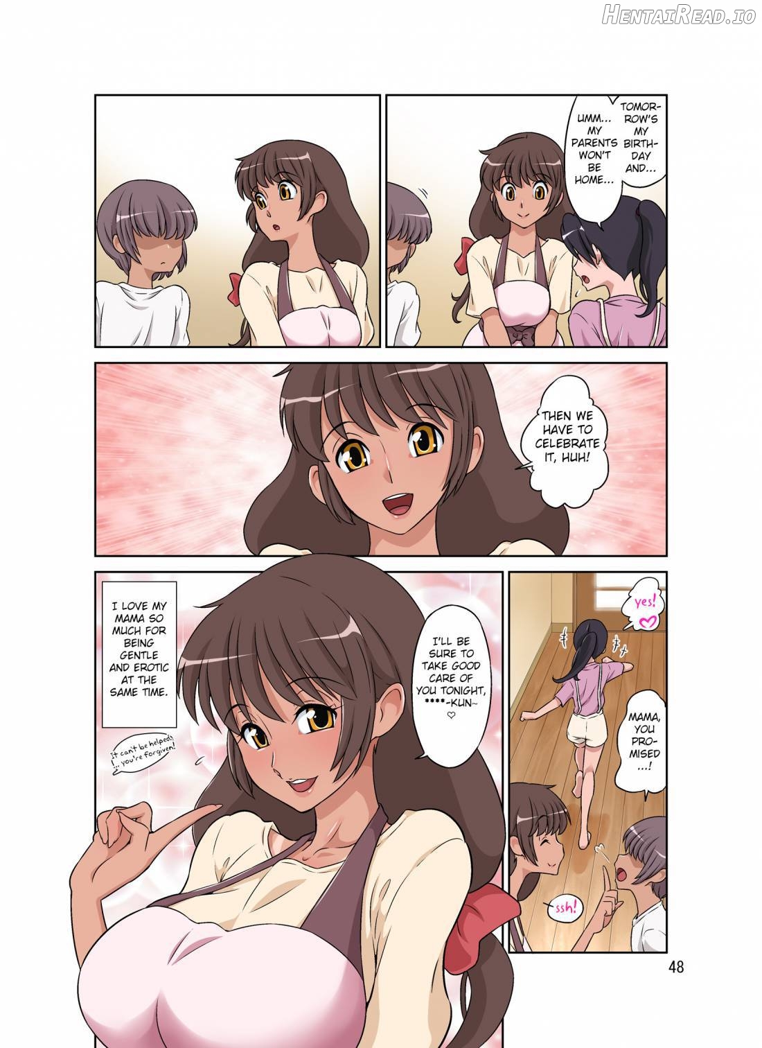 Sewayaki Mama, Musuko ni Hamerareru. Chapter 1 - page 47