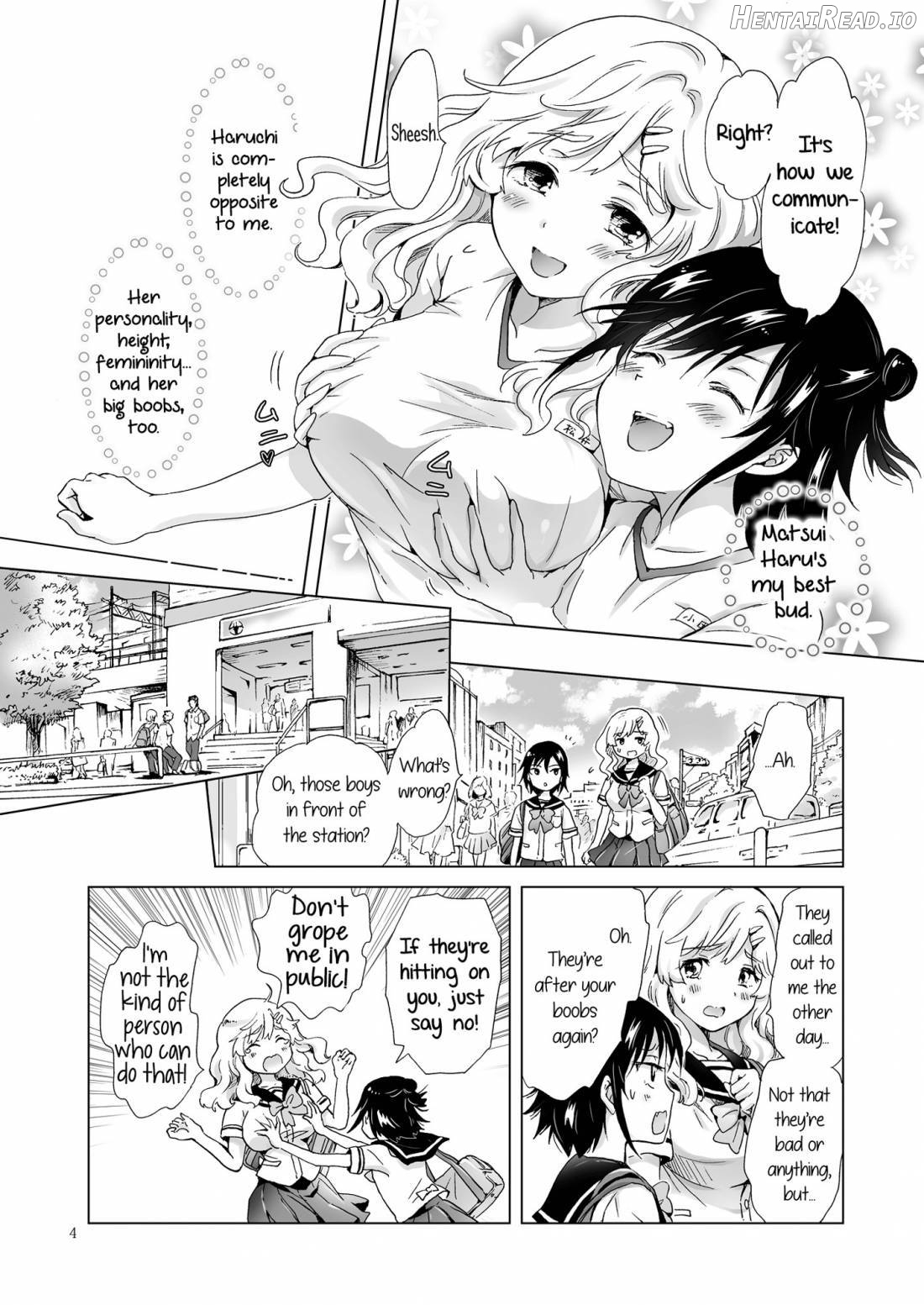 Oppai-chan to Chippai-chan ga Irekawaru Hanashi Chapter 1 - page 3