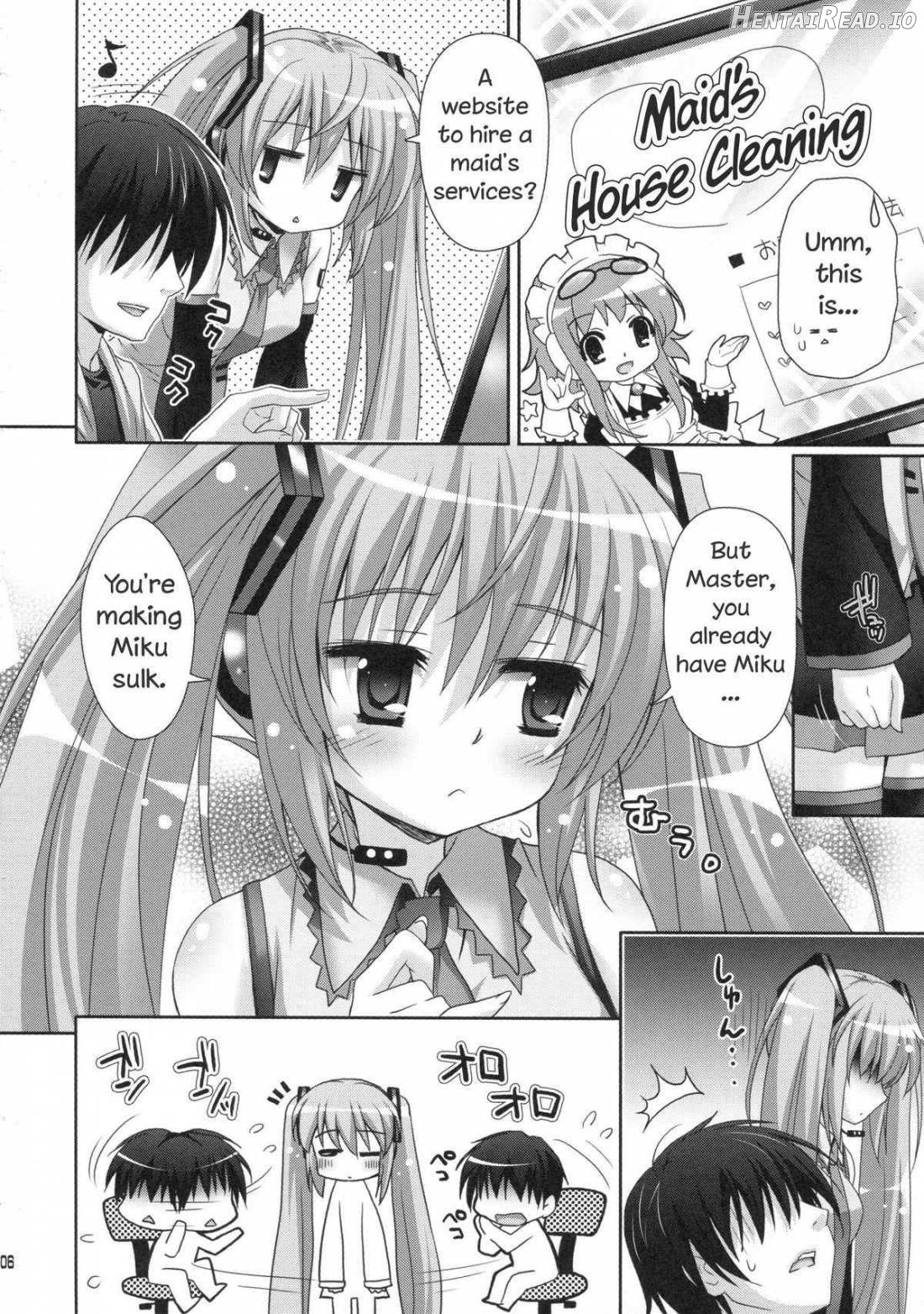 Miku-san ga Maid Fuku o Kite Iroiro Kirei ni Shitekureru Ohanashi. Chapter 1 - page 3