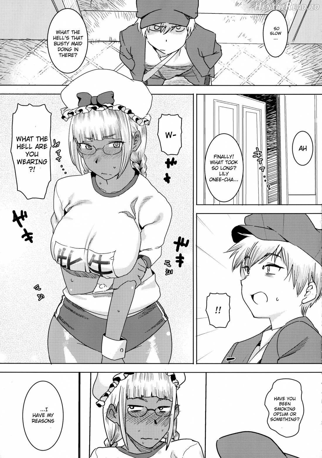 Ganso! Kasshoku Kokumaro Funnyuu Maid!!! Chapter 2 - page 13