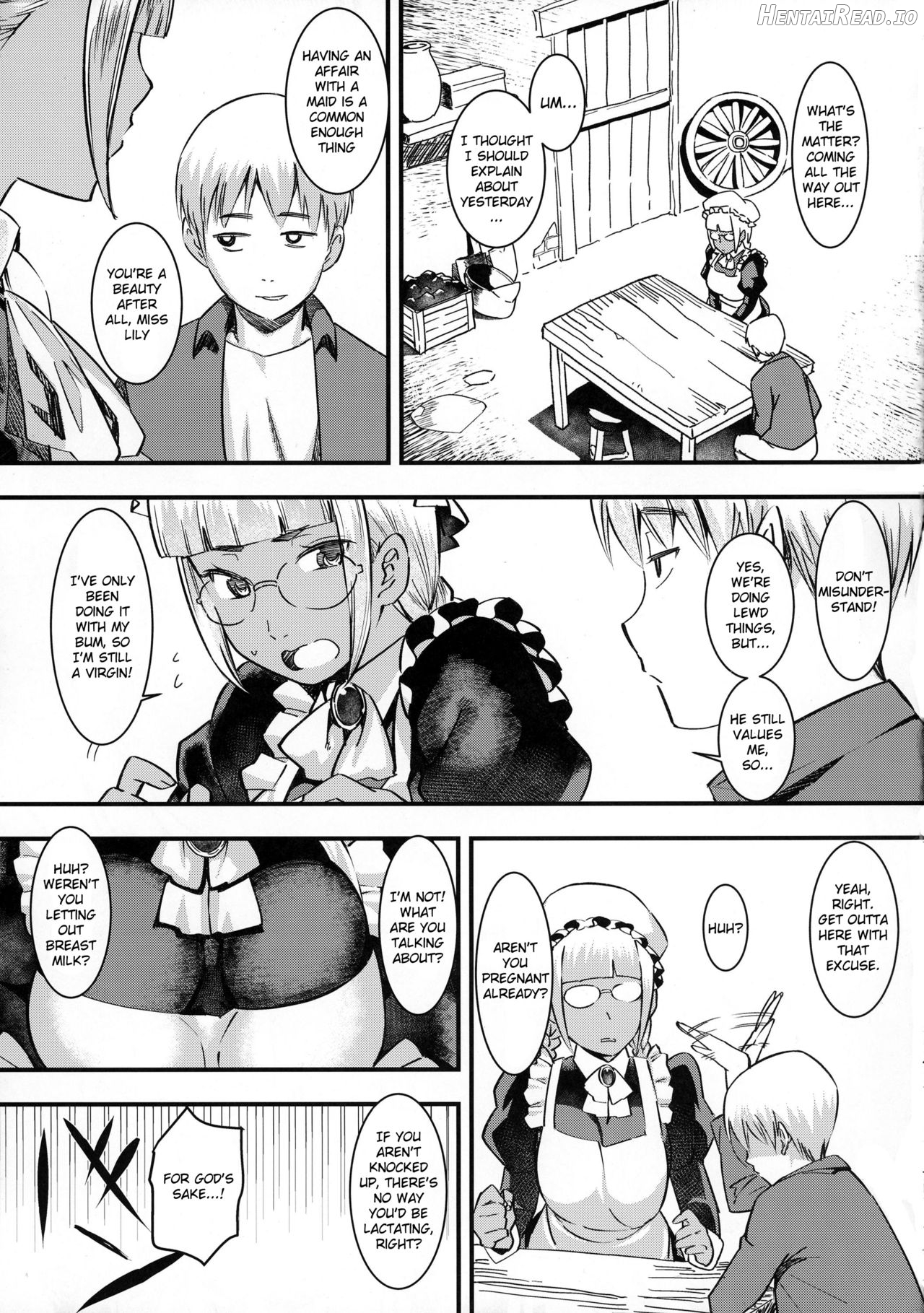 Ganso! Kasshoku Kokumaro Funnyuu Maid!!! Chapter 3 - page 12
