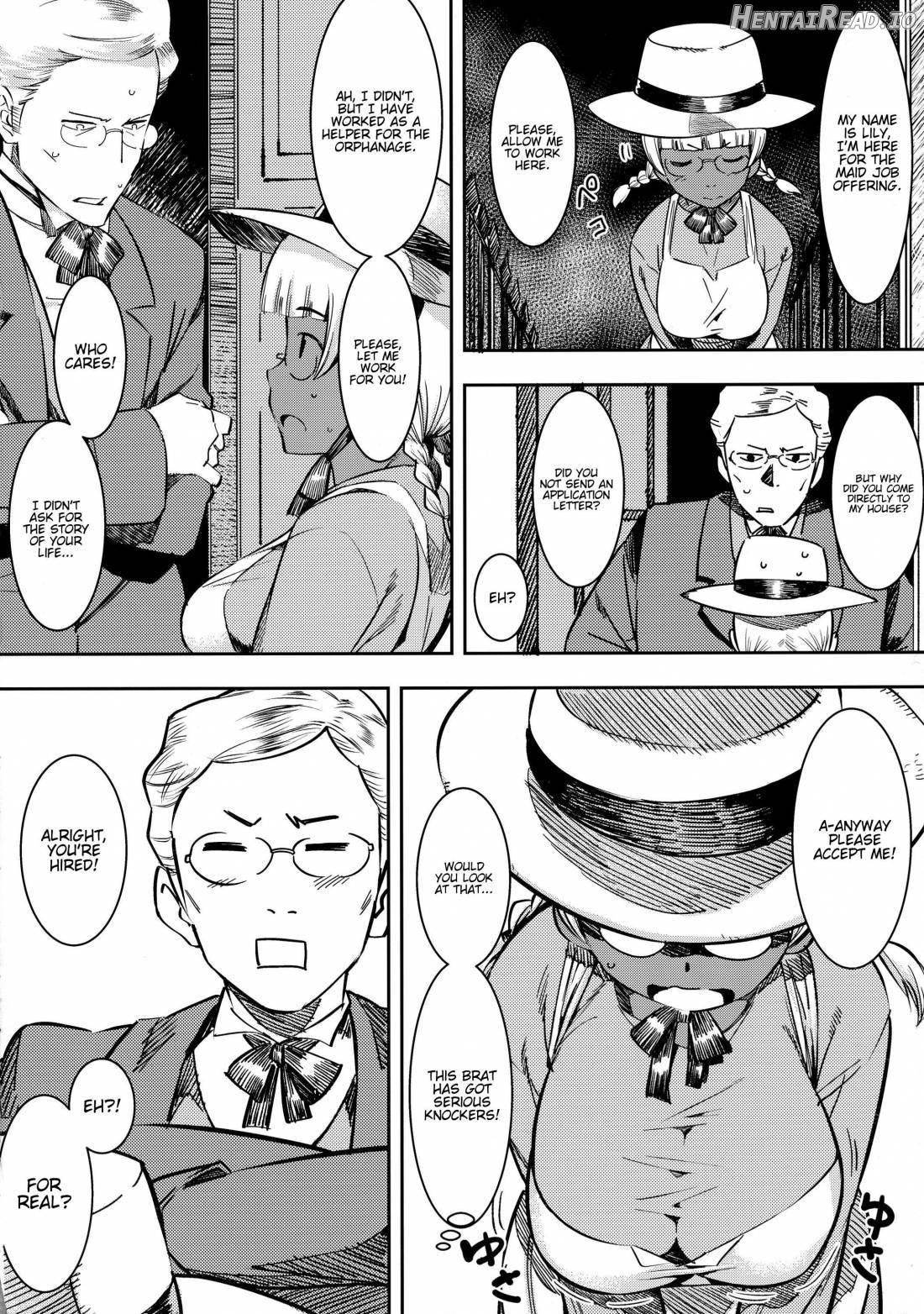Ganso! Kasshoku Kokumaro Funnyuu Maid!!! Chapter 4 - page 8