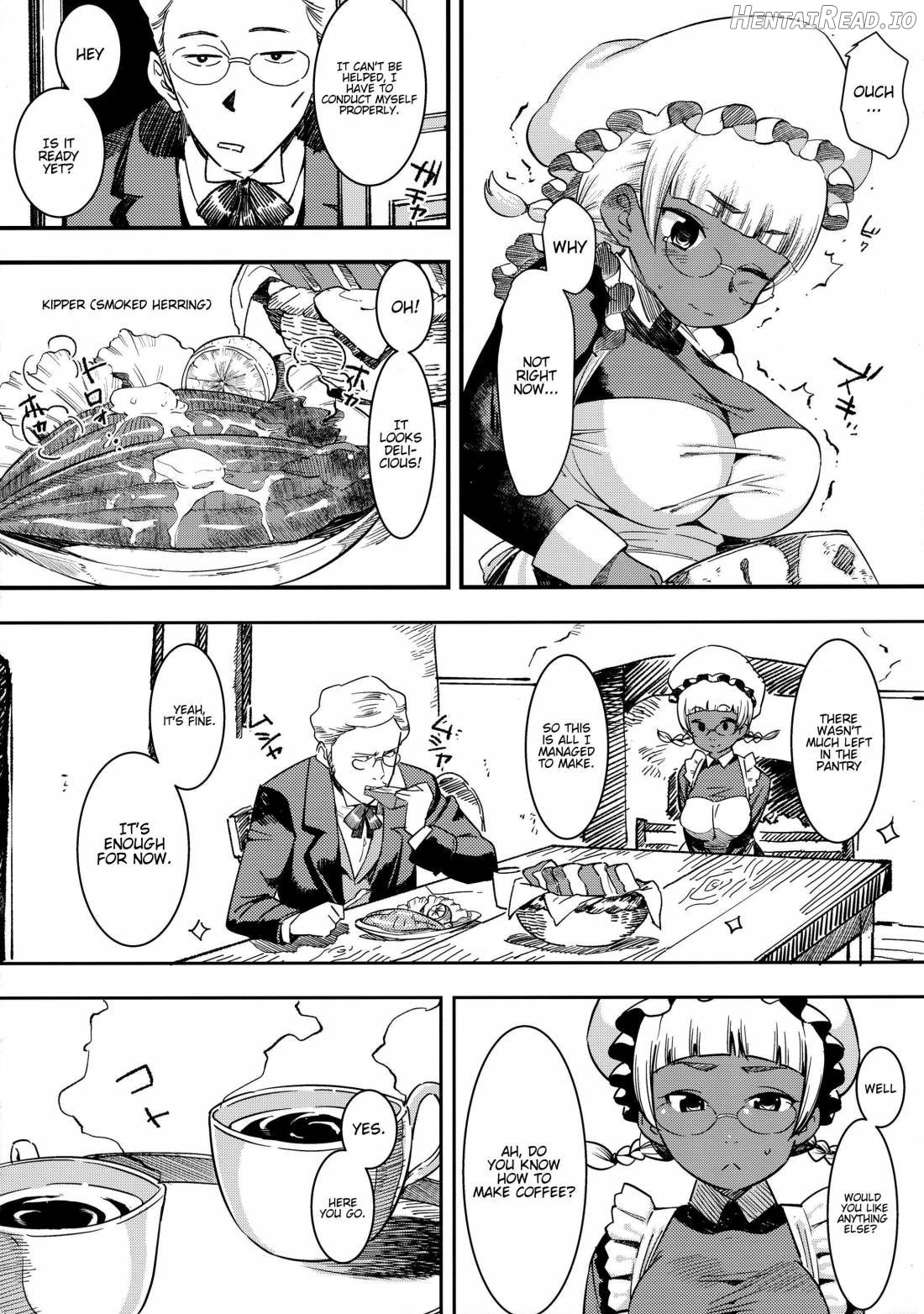 Ganso! Kasshoku Kokumaro Funnyuu Maid!!! Chapter 4 - page 10