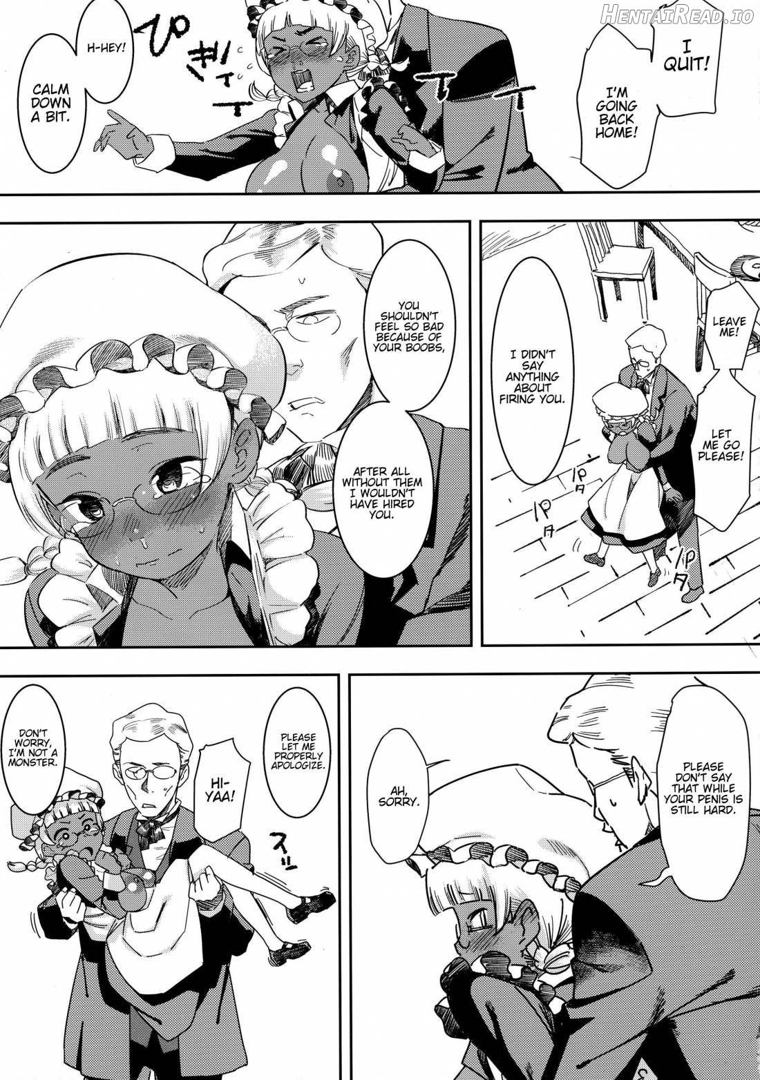 Ganso! Kasshoku Kokumaro Funnyuu Maid!!! Chapter 4 - page 17
