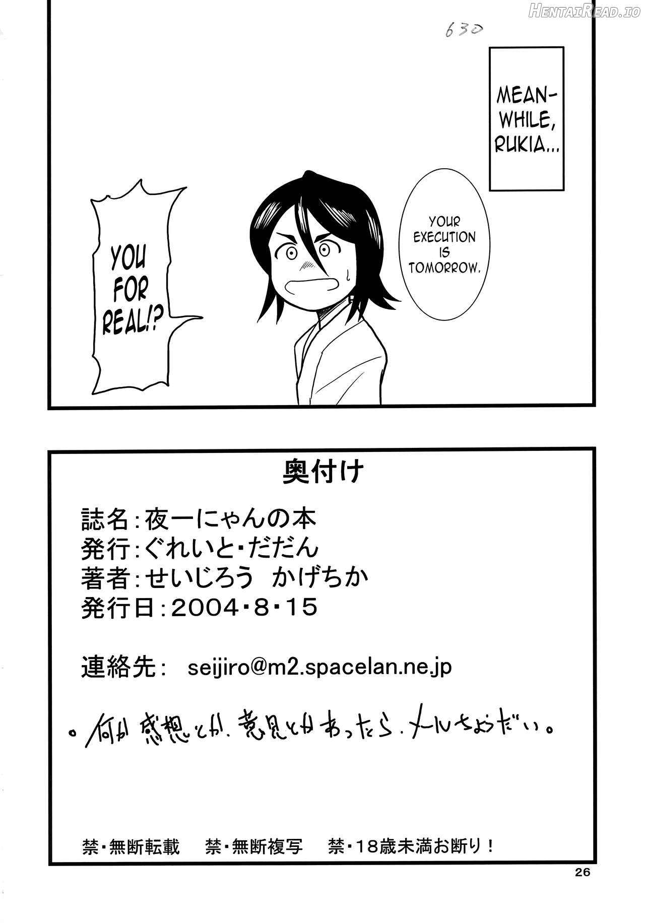 Yoruichi Nyan no Hon 2 Chapter 1 - page 23