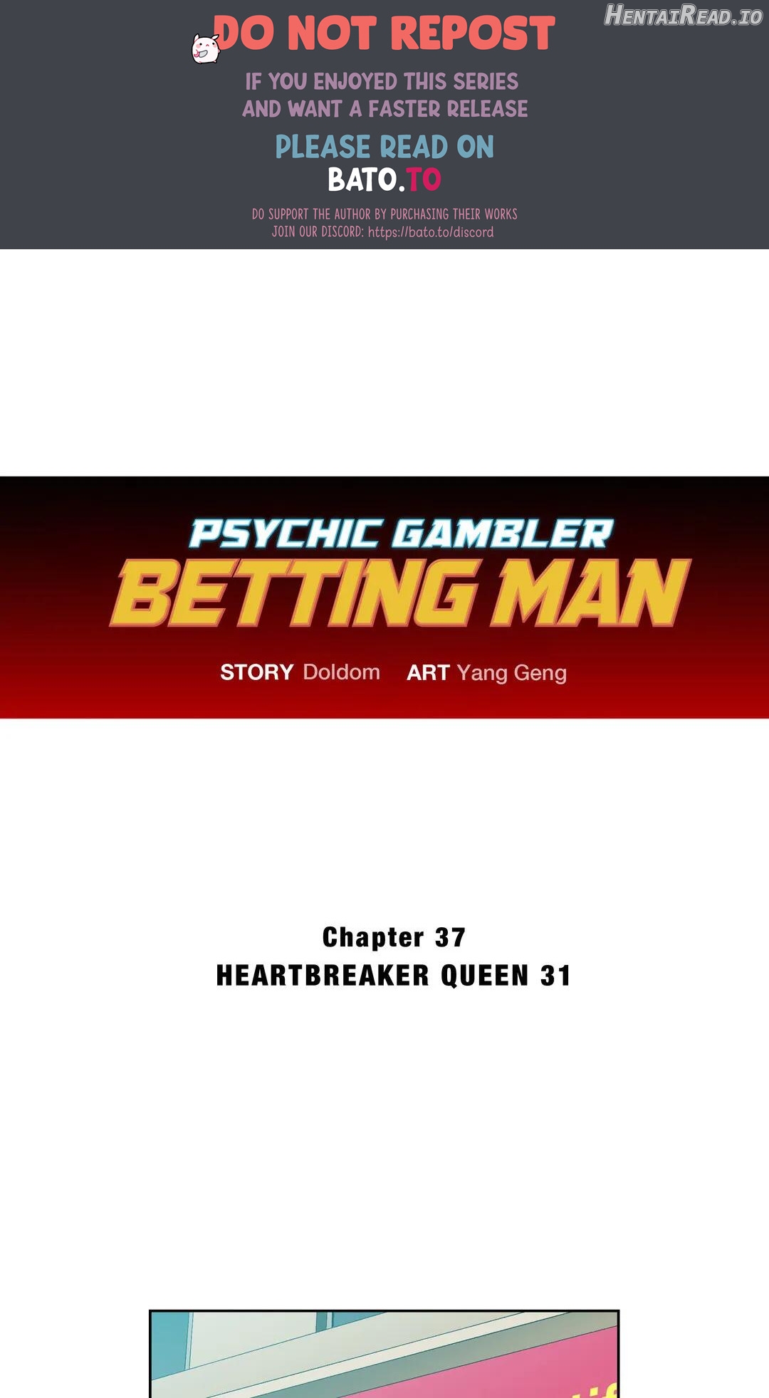 Psychic Gambler: Betting Man Chapter 37 - page 1