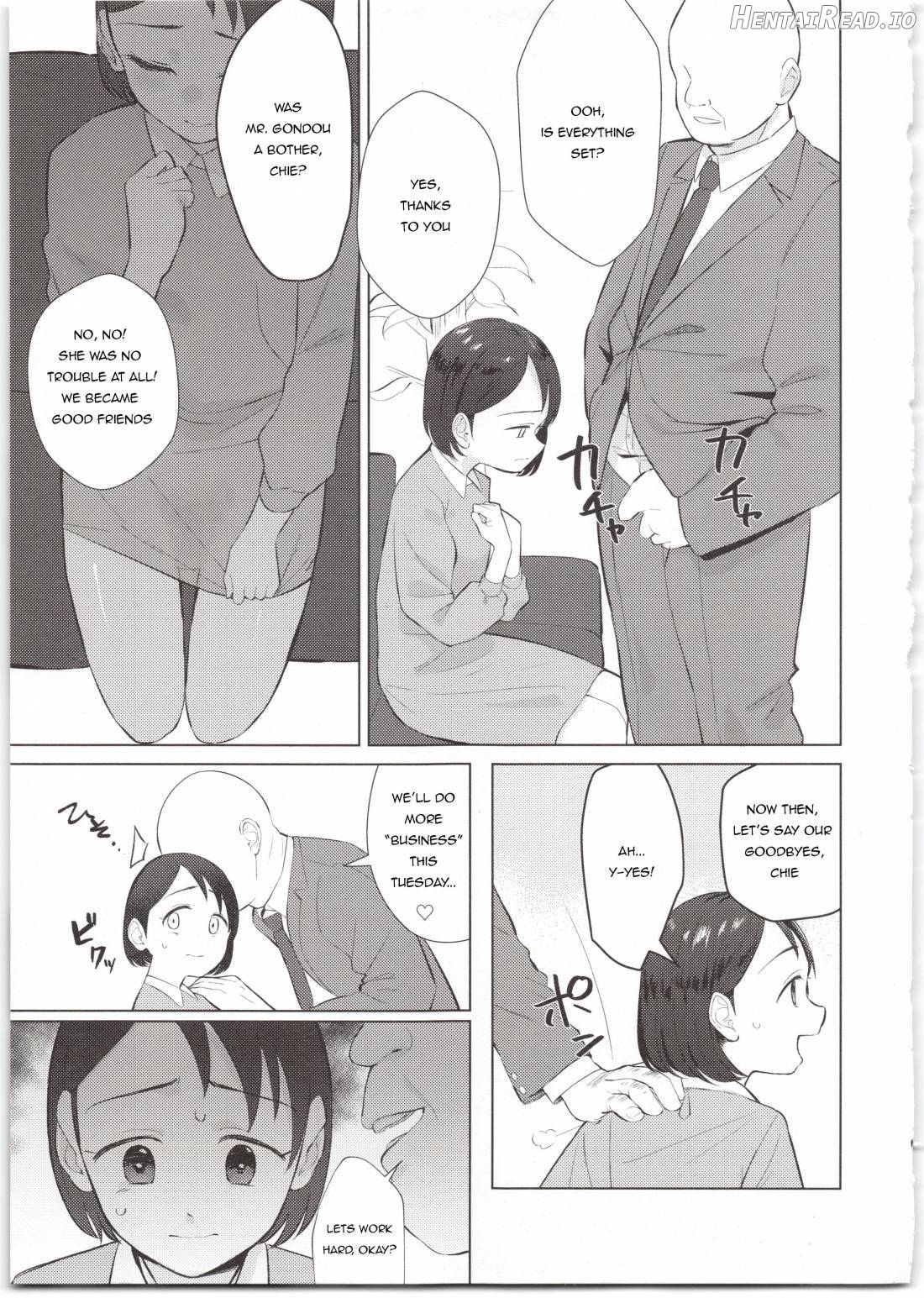 Sponsor e Tokubetsu Eigyou Chie-chan Tandoku 10-Jikan Chapter 1 - page 8