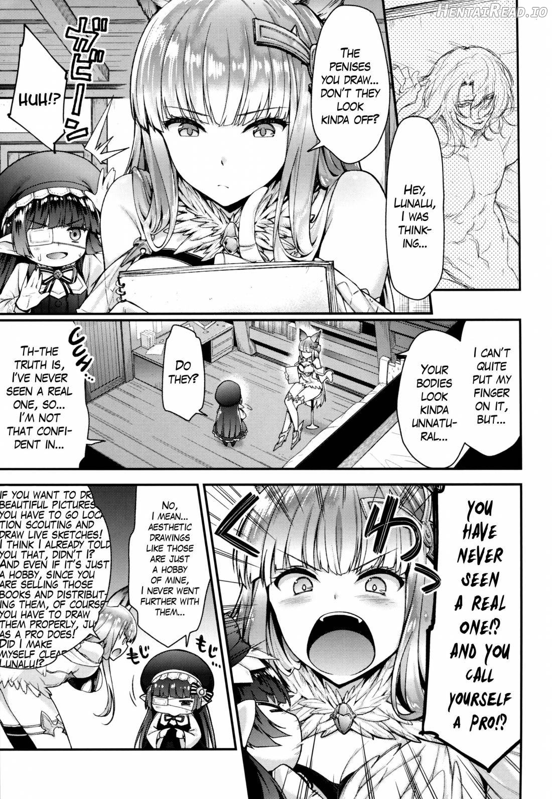 Lunalu Sensei to Korwa no Doki Doki Danshi Shuzai Chapter 3 - page 2