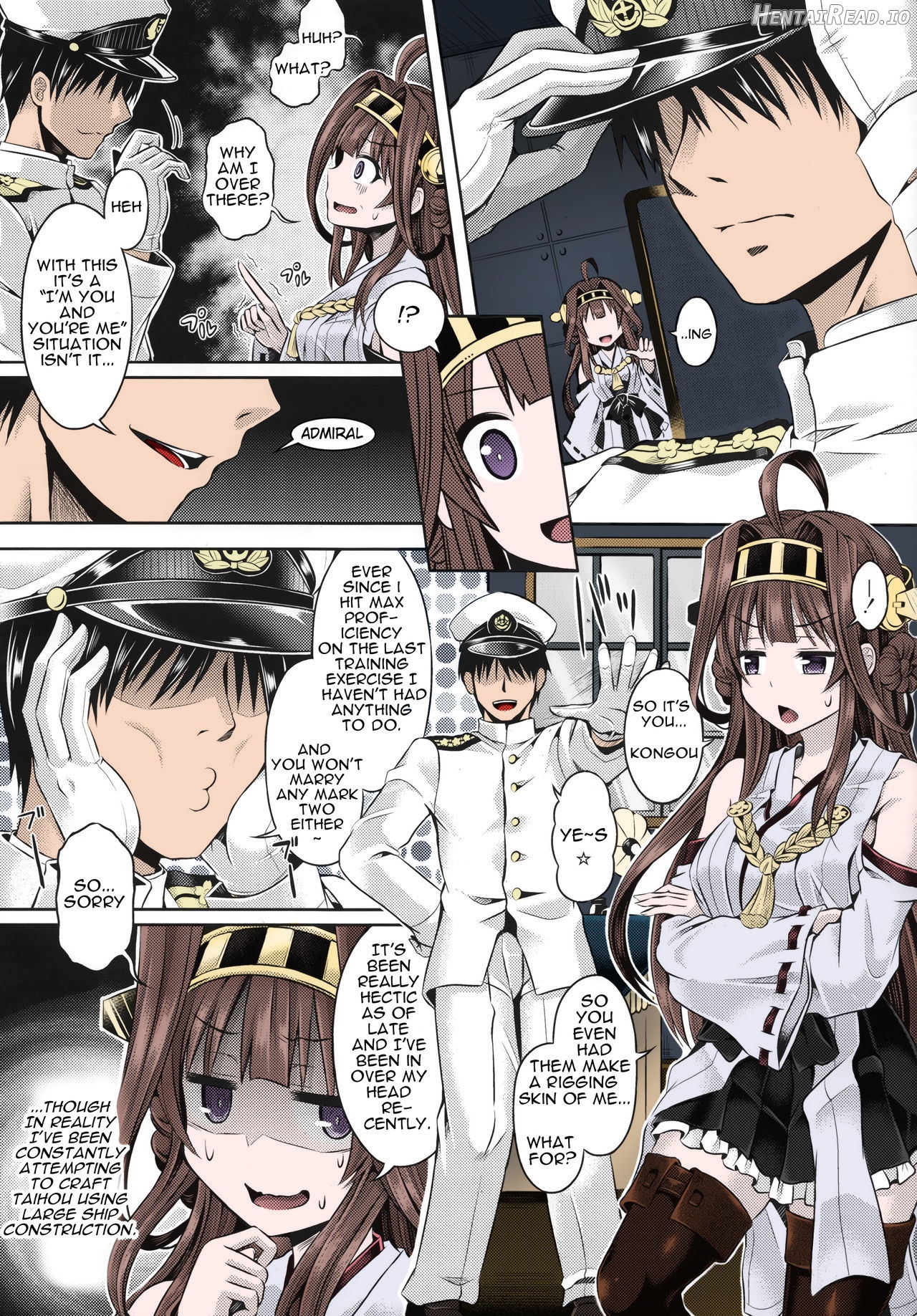 KawaColle Darkness Act. Taihou Chapter 5 - page 4