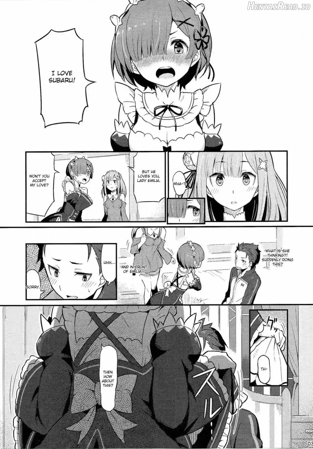 Rem no Emilia Kuttsuke Daisakusen Chapter 1 - page 4