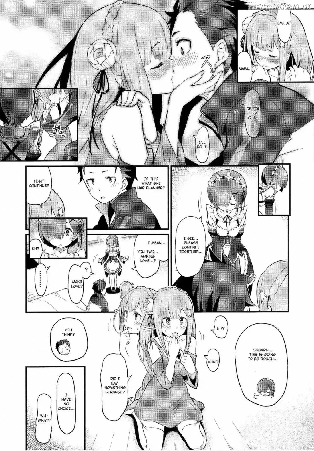 Rem no Emilia Kuttsuke Daisakusen Chapter 1 - page 12