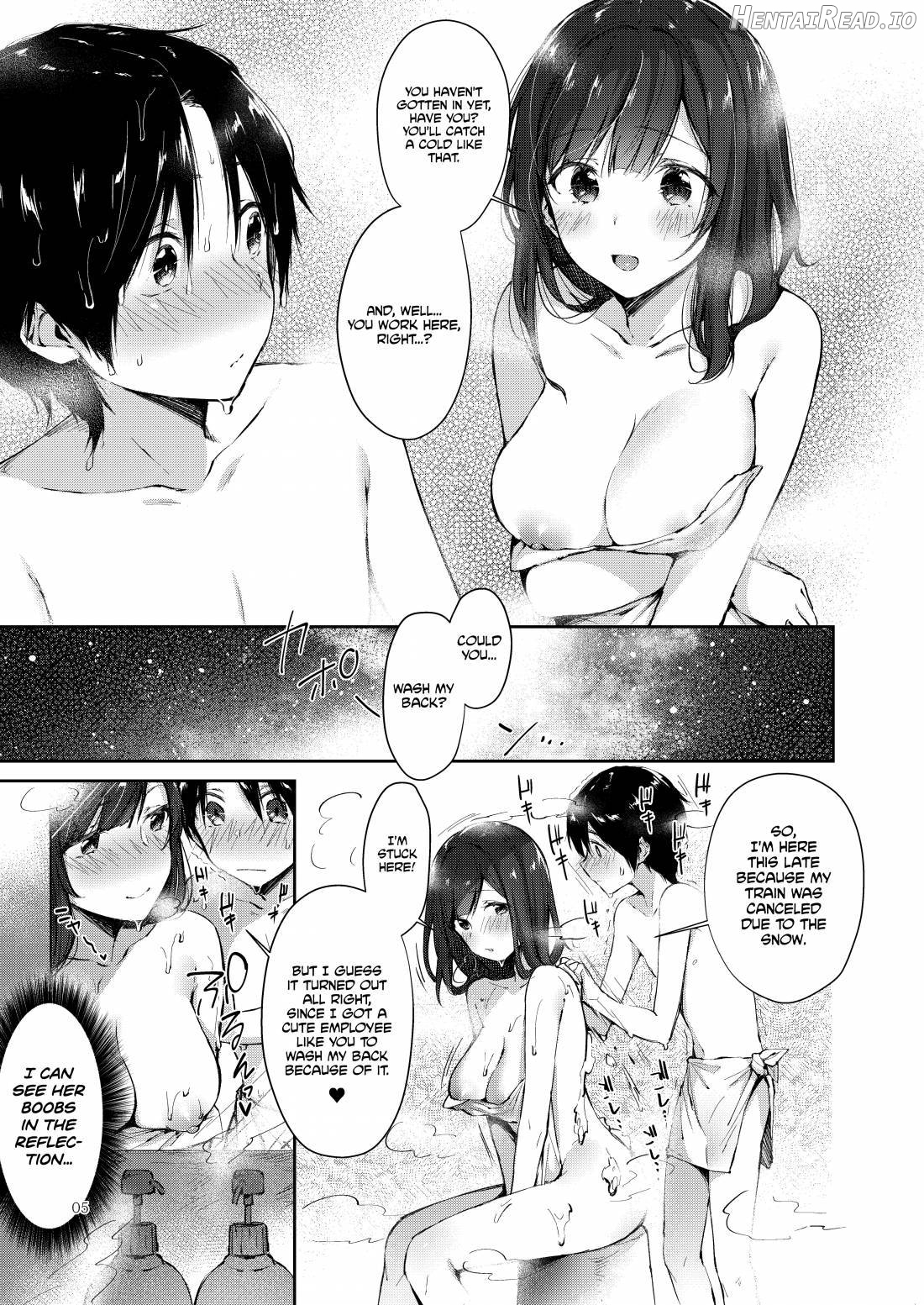Gensen Oppai Kakenagashi Chapter 1 - page 4