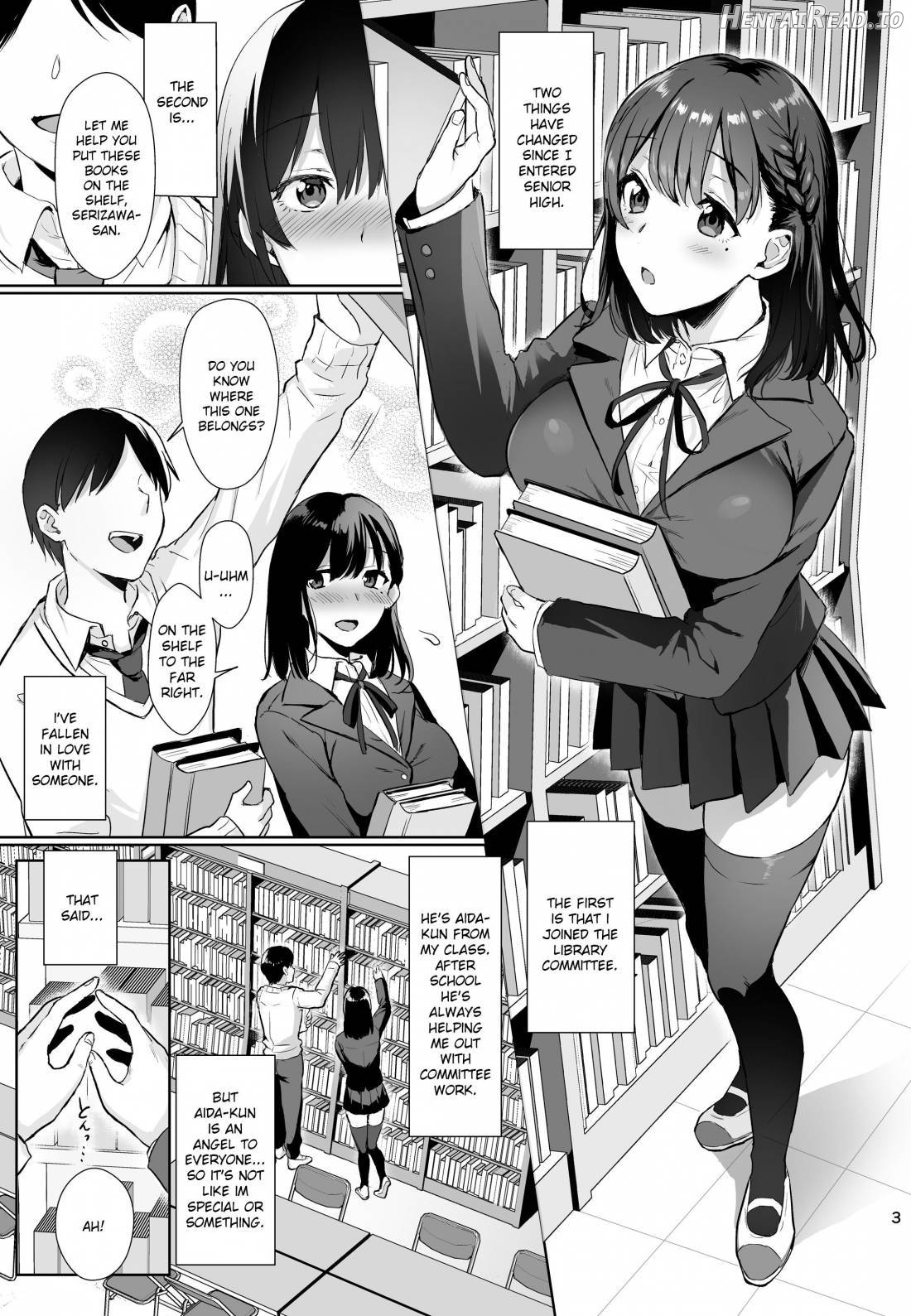 Toshoshitsu no Kanojo ~Seiso na Kimi ga Ochiru made~ Chapter 1 - page 2