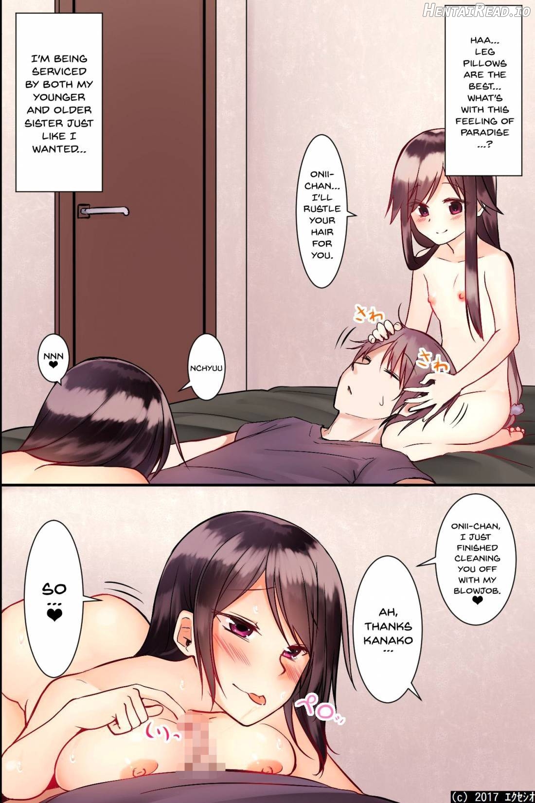 Jikochuu na Kyonyuu Ane to Hinnyuu Imouto o Matomete Saimin ni Kakete Omocha ni Shite, Ichaicha Shinagara 3P Nama Honban! Chapter 1 - page 40