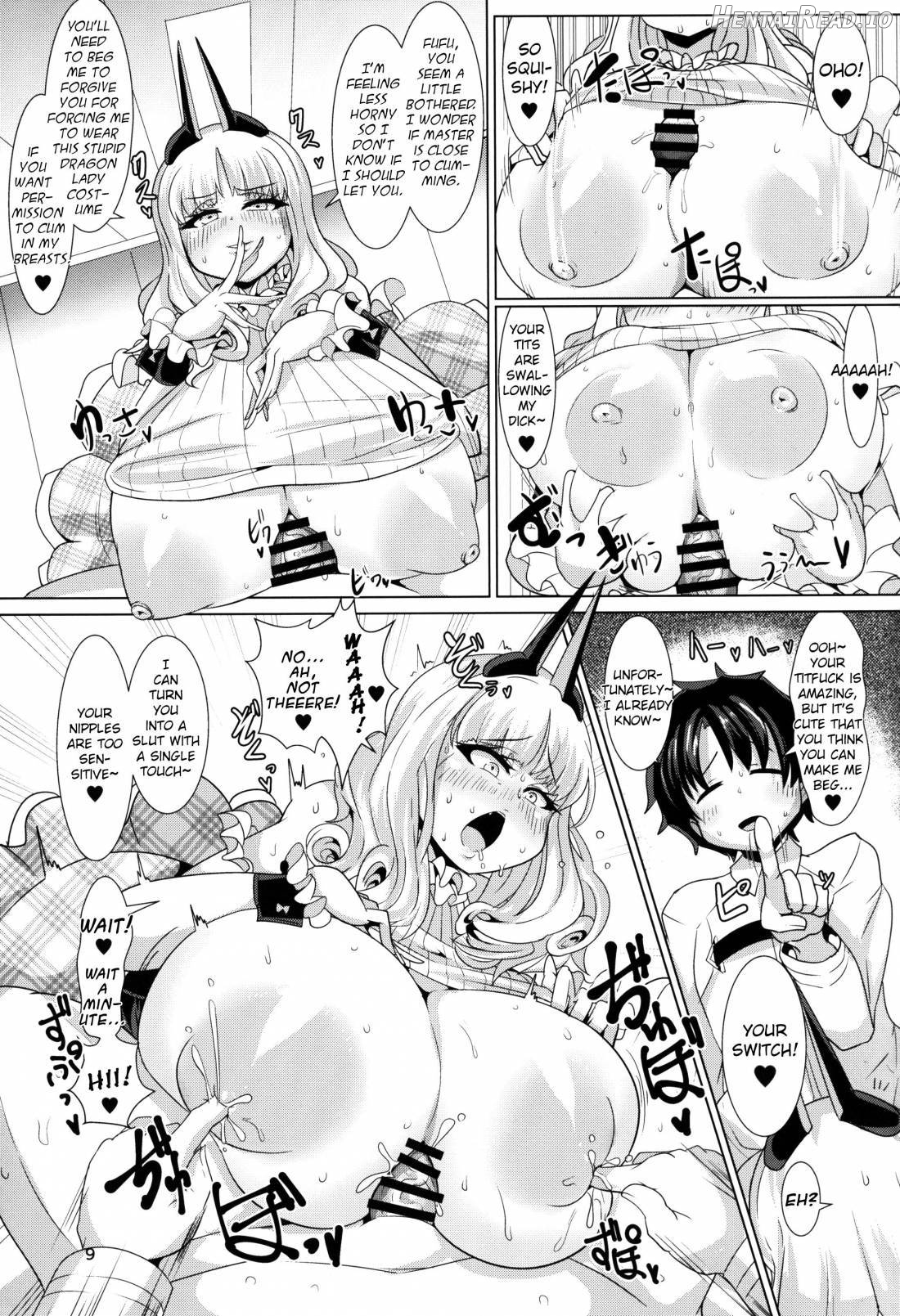 Micchaku!! Chaldea Cosplay Sex 24-ji!!! ~Inran Bakunyuu Mama Onsen Ryojou Hen~ Chapter 1 - page 9