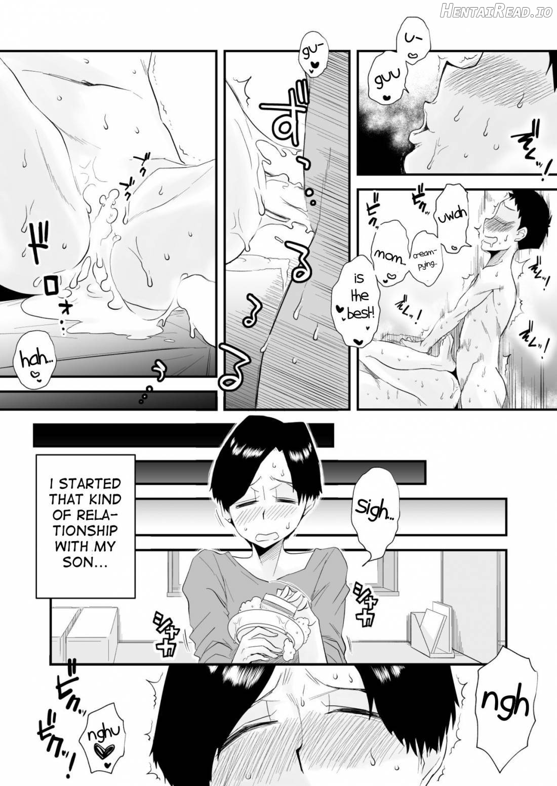 46-sai Hinnyuu Haha to no Kinshin SEX Chapter 1 - page 43