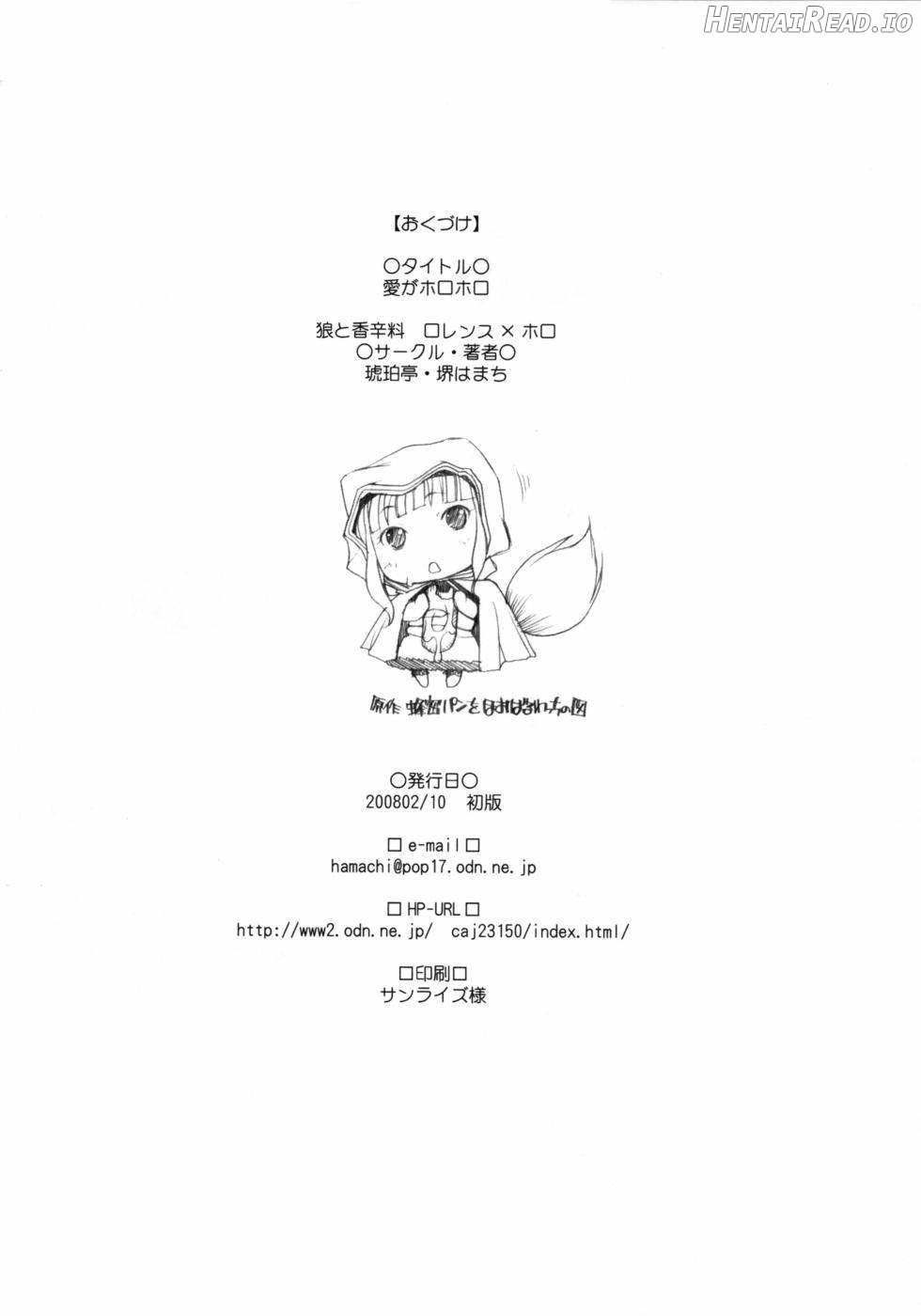 Ai ga Horohoro -Okami to Muramatsuri- Chapter 1 - page 16