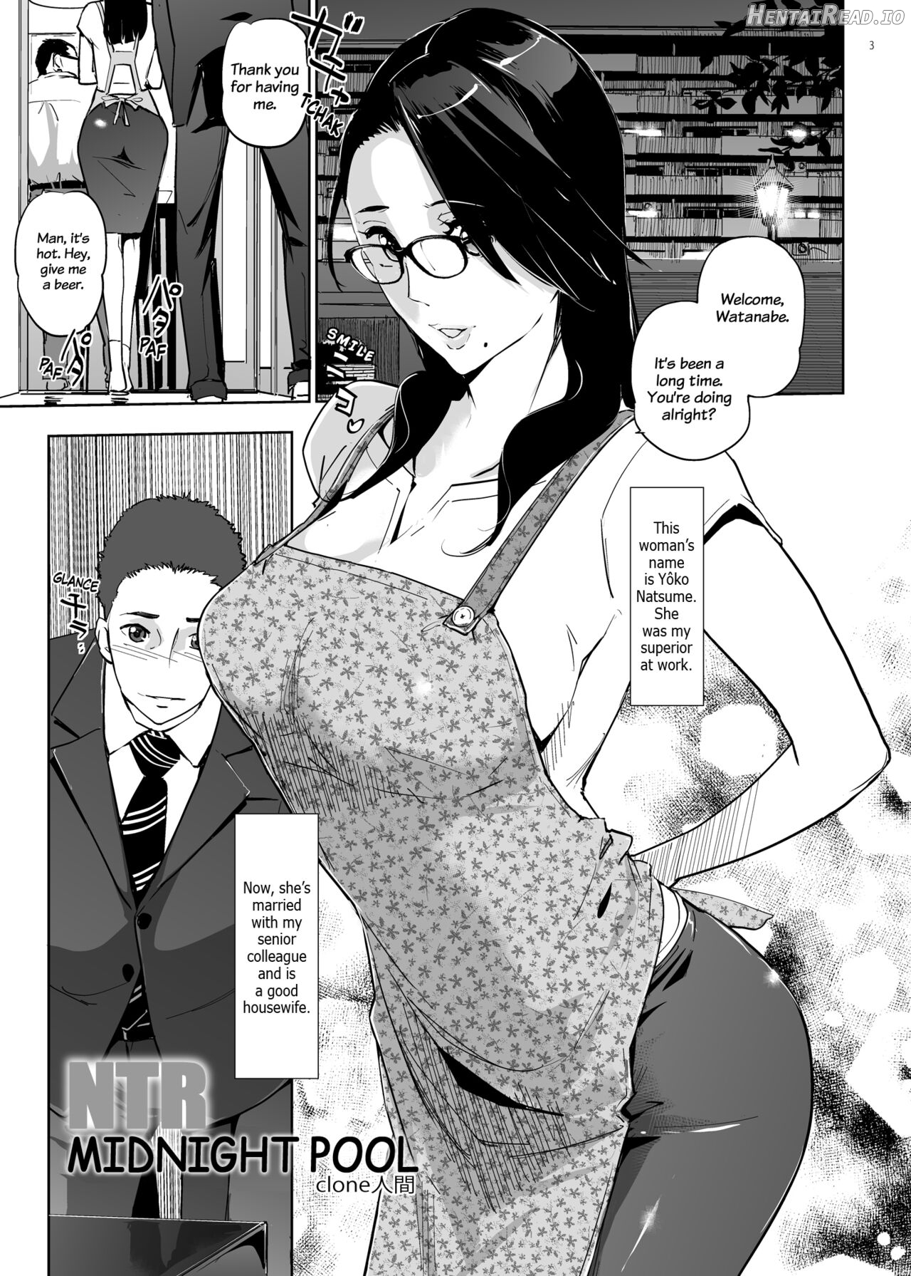 NTR Midnight Pool Kanketsuhen (Jou) Chapter 1 - page 2