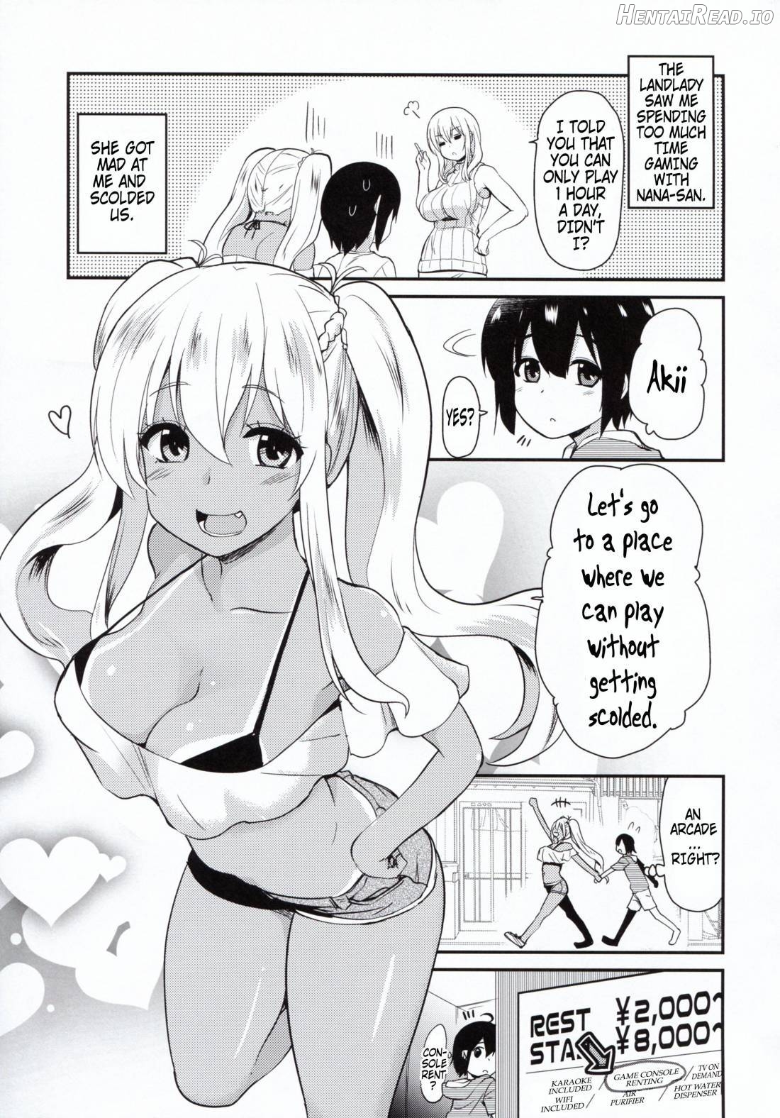 Kasshoku JK Onee-san to Futari de Ou-sama Game Chapter 1 - page 3